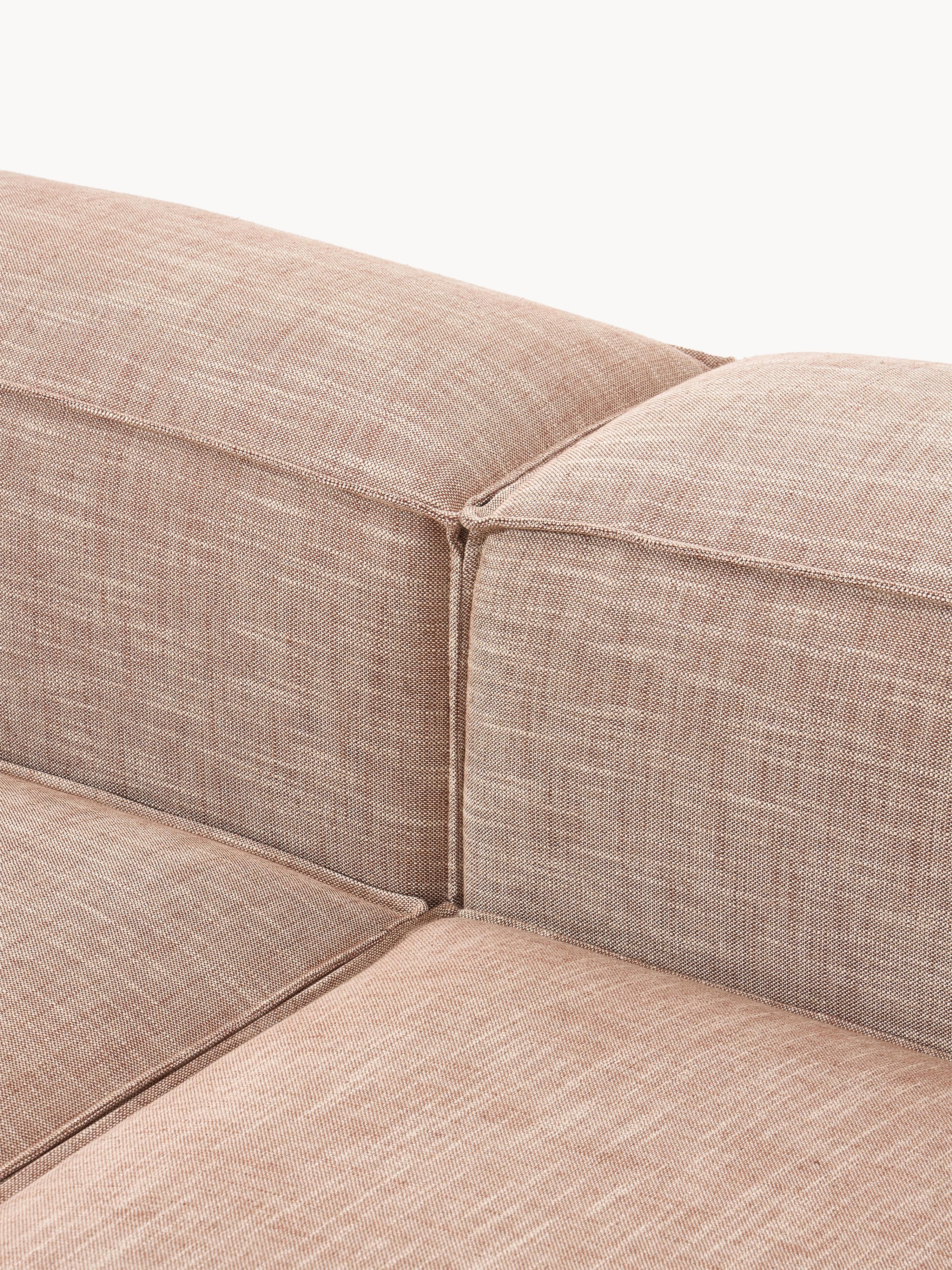 Lennon Linen Blend Modular Sofa (4-seater)