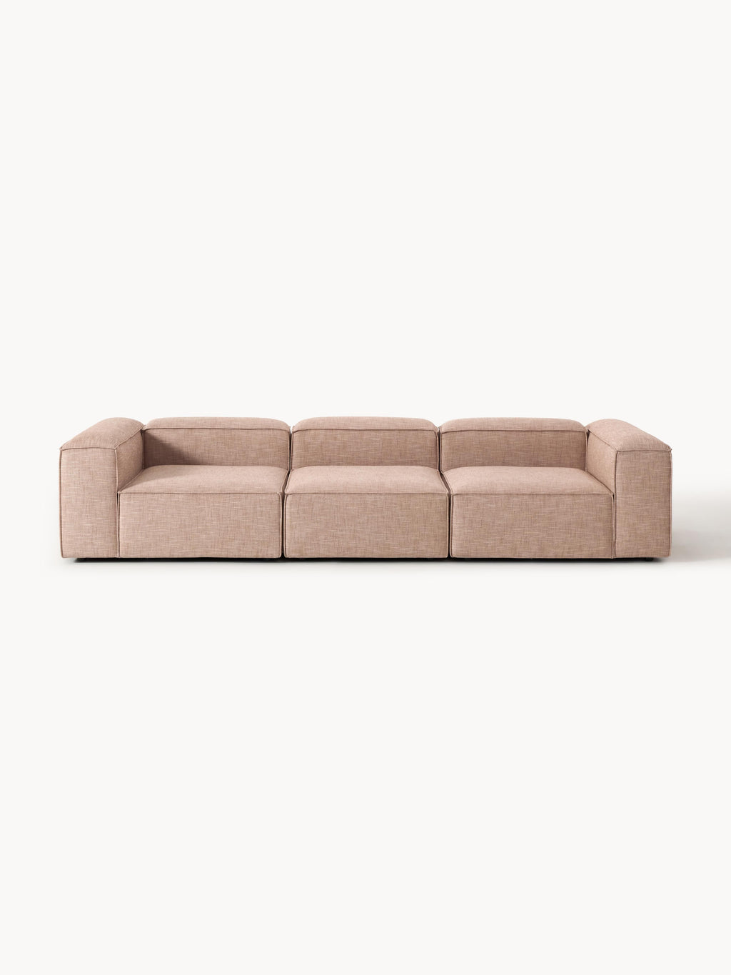 Lennon Linen Blend Modular Sofa (4-seater)