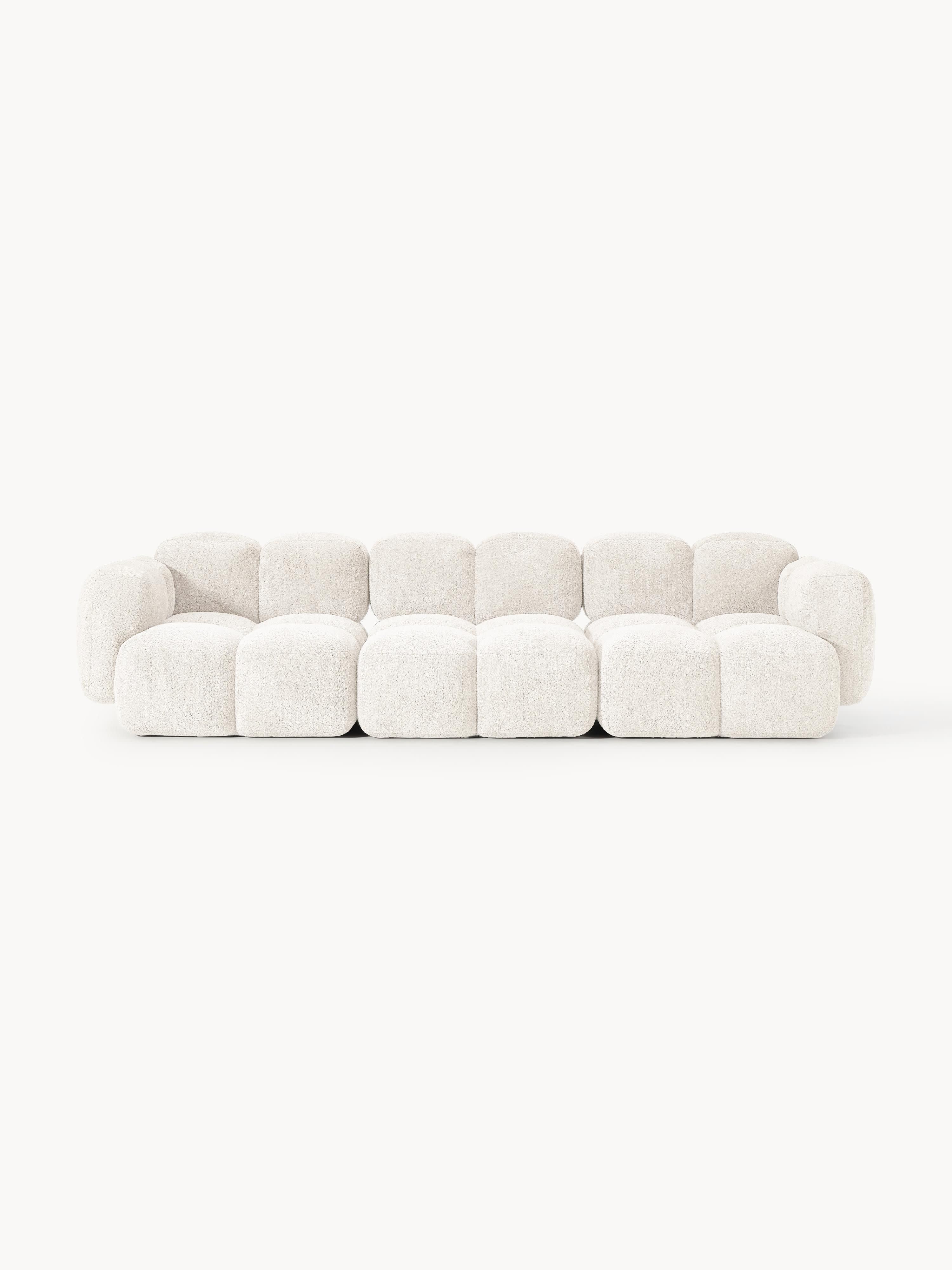 Gallery image 1 - Modular Teddy-Bouclé Sofa Tayla (4-seater)