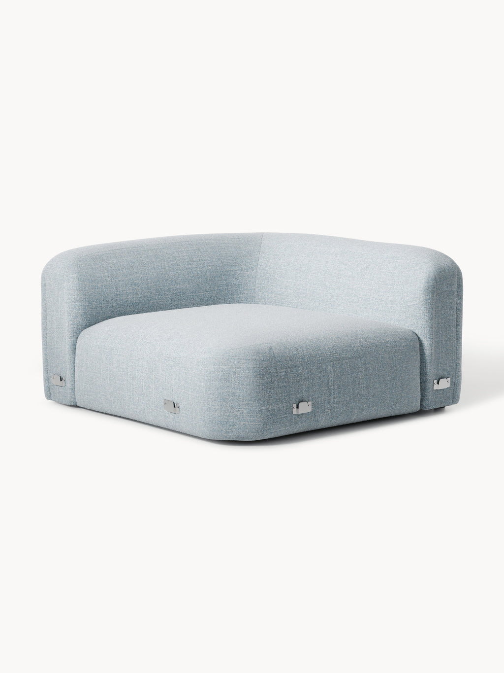 Wolke Round Bouclé Corner Module