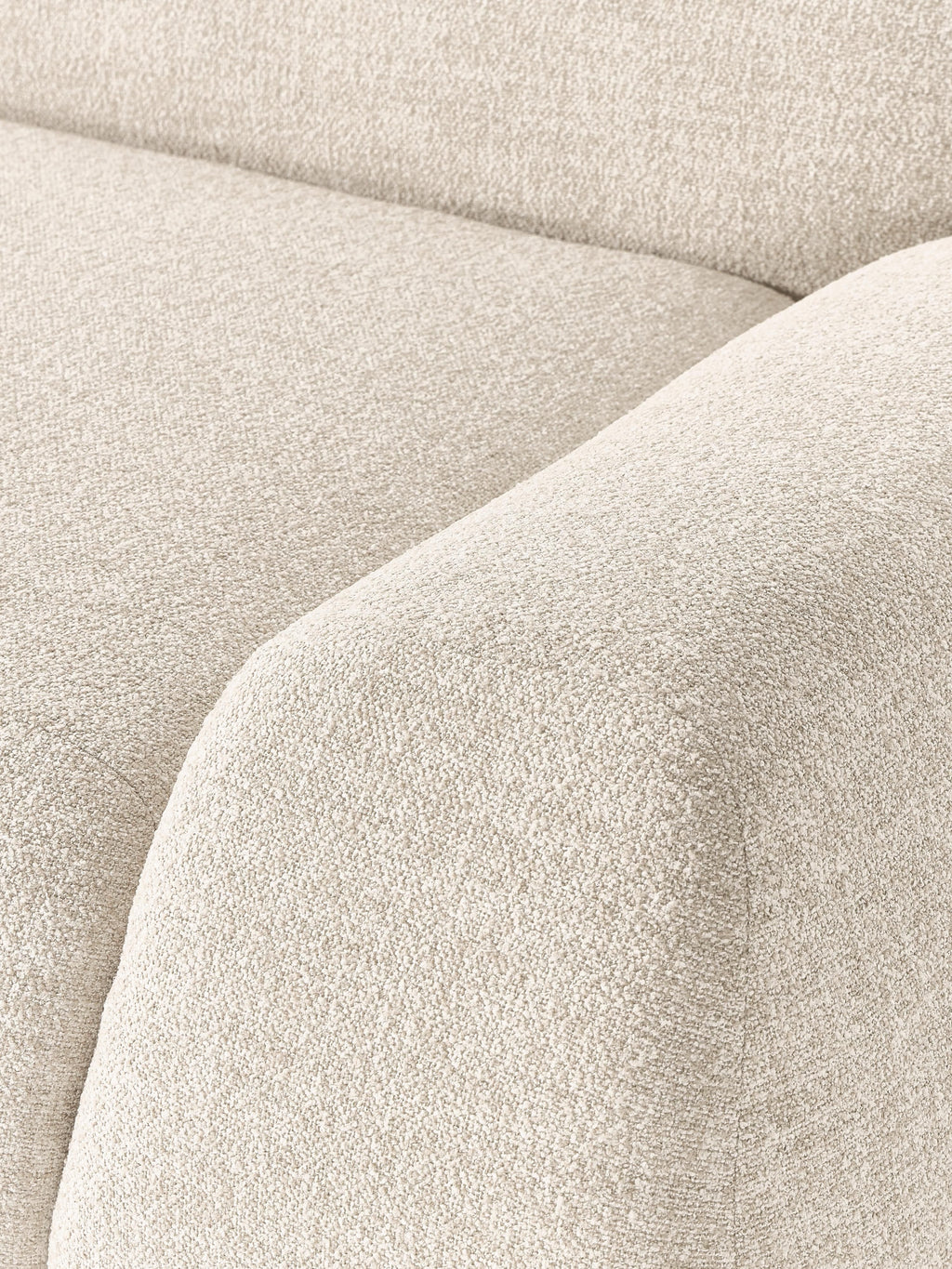 Wolke Modular Bouclé Sofa (3-seater)