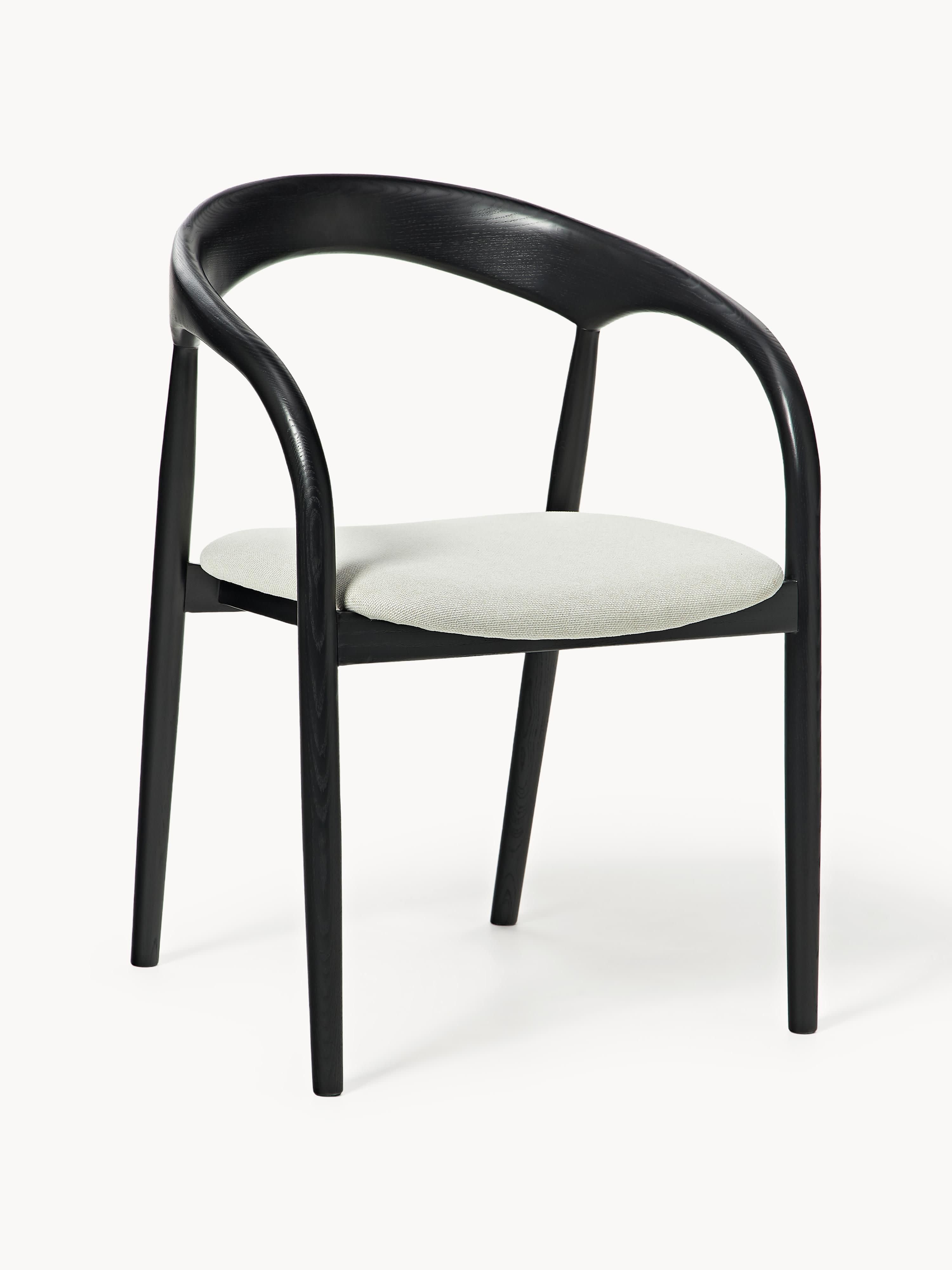 Camille Ash Wood Dining Chair with Seat Cushion