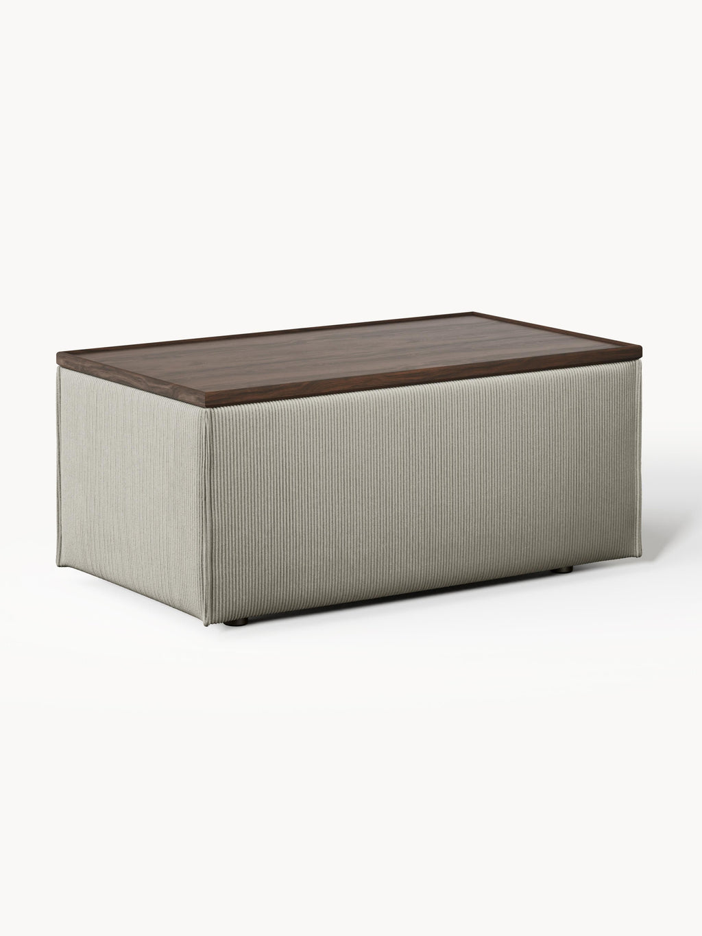 Gallery image 1 - Corduroy Ottoman Lennon with Storage