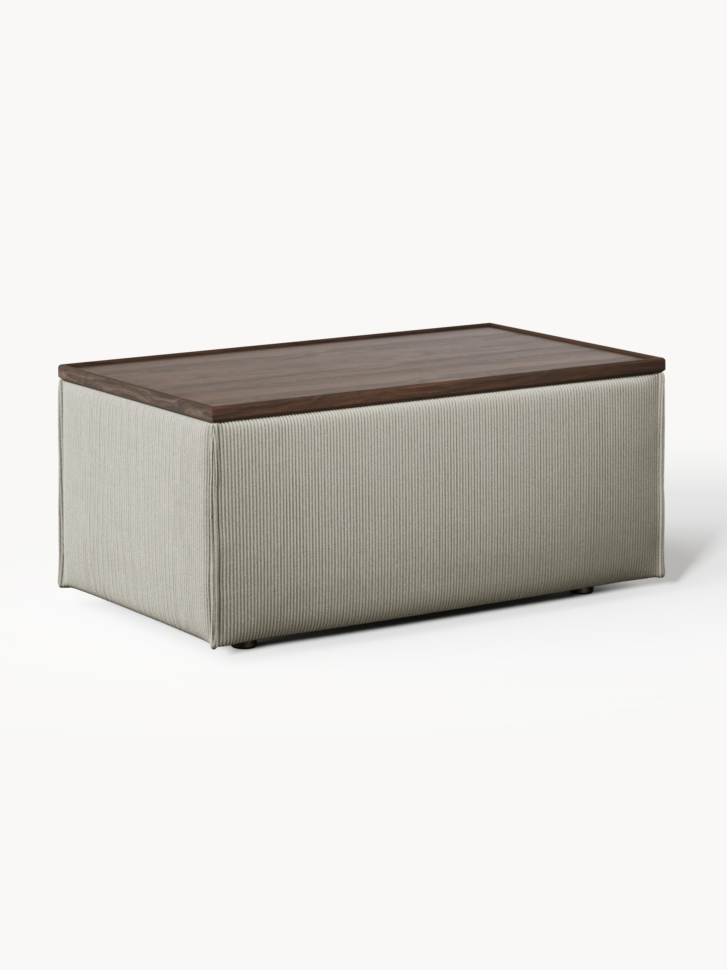 Gallery image 1 - Corduroy Ottoman Lennon with Storage