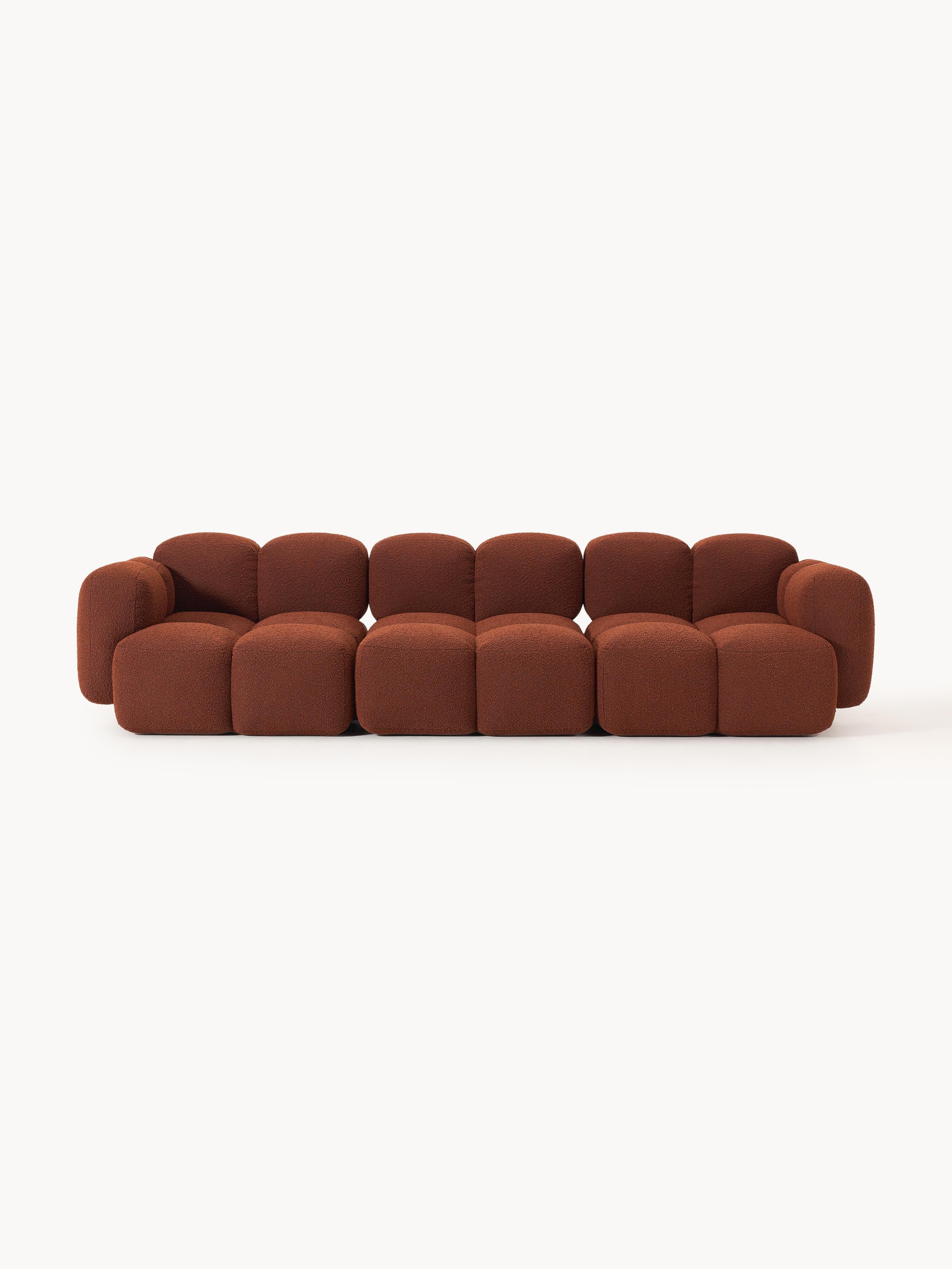 Tayla Bouclé Modular Sofa (4-seater)