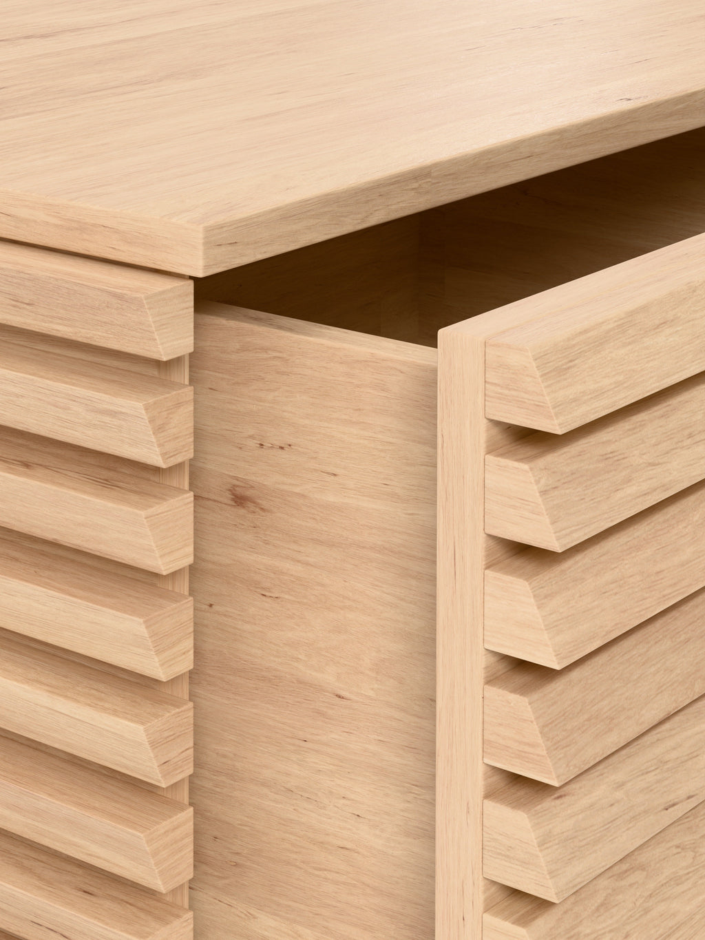 Pierce Small Oak Wood Lowboard
