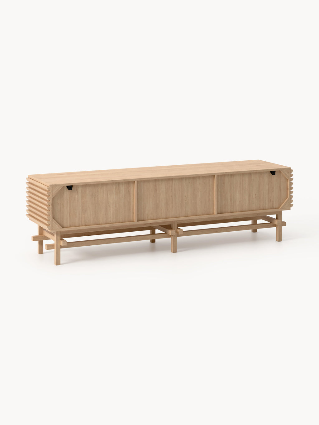 Pierce Small Oak Wood Lowboard