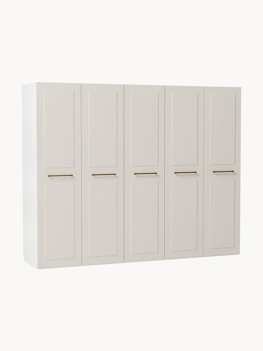 Gallery image 1 - Modular Hinged Door Wardrobe Charlotte, 250 cm Wide, in various sizes