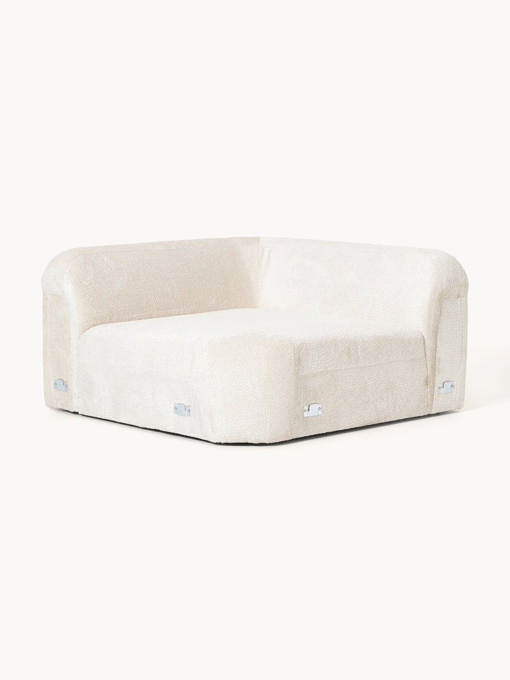 Gallery image 1 - Round Teddy Bouclé Corner Module Wolke