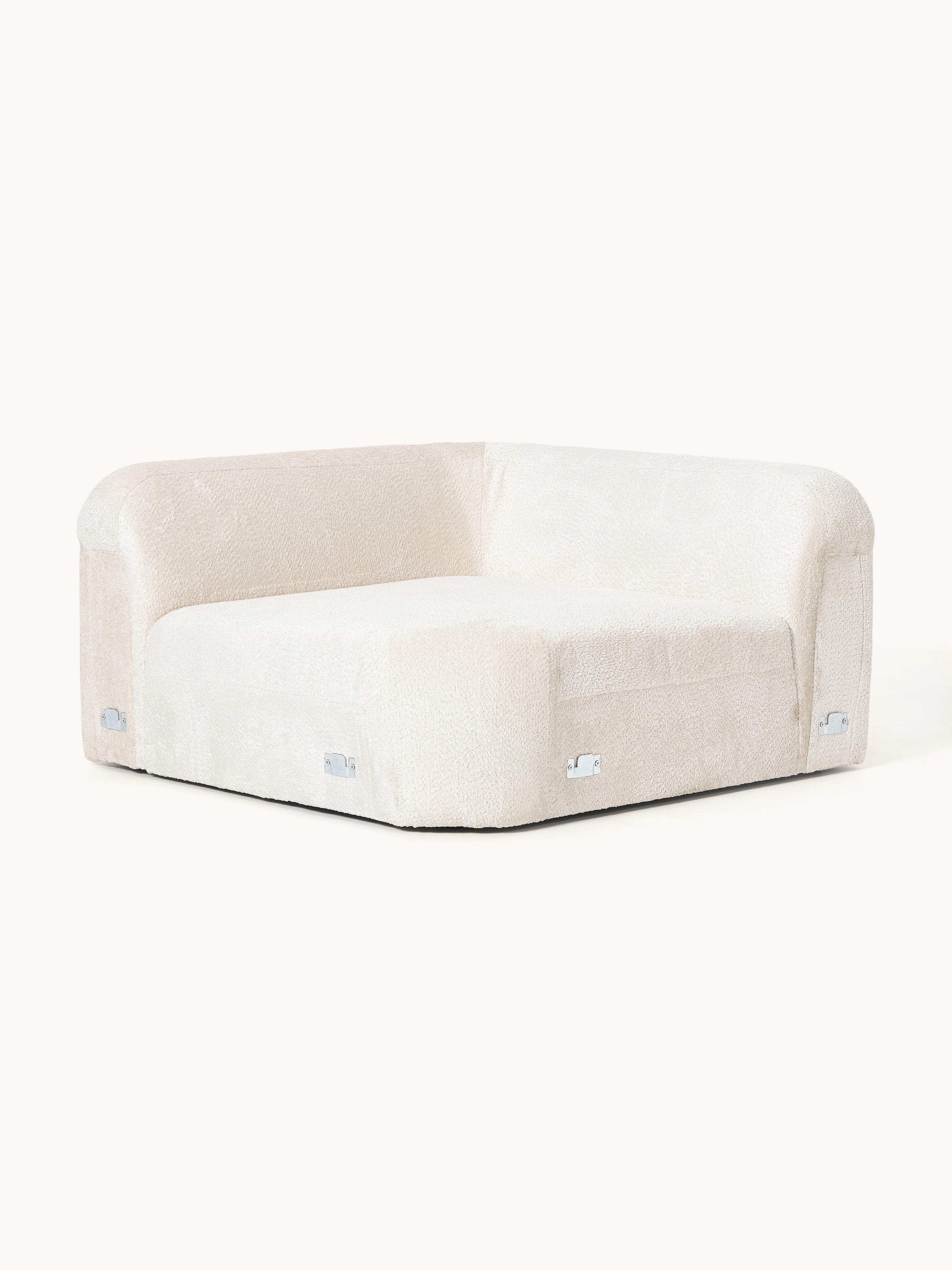 Gallery image 1 - Round Teddy Bouclé Corner Module Wolke