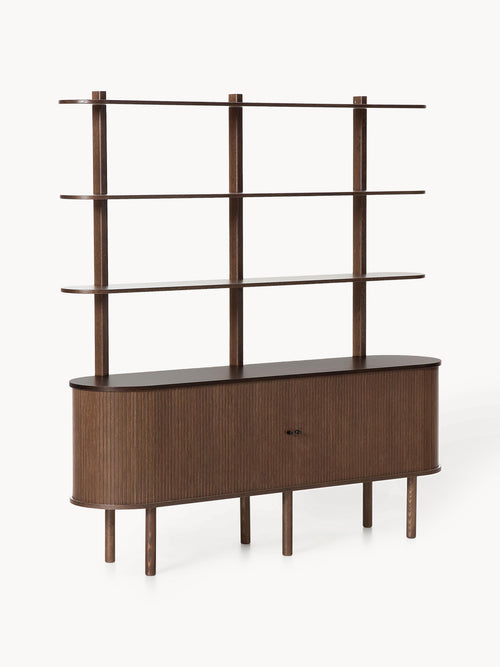 Gallery image 1 - Large Shelving Unit Calary with Fluted Front
