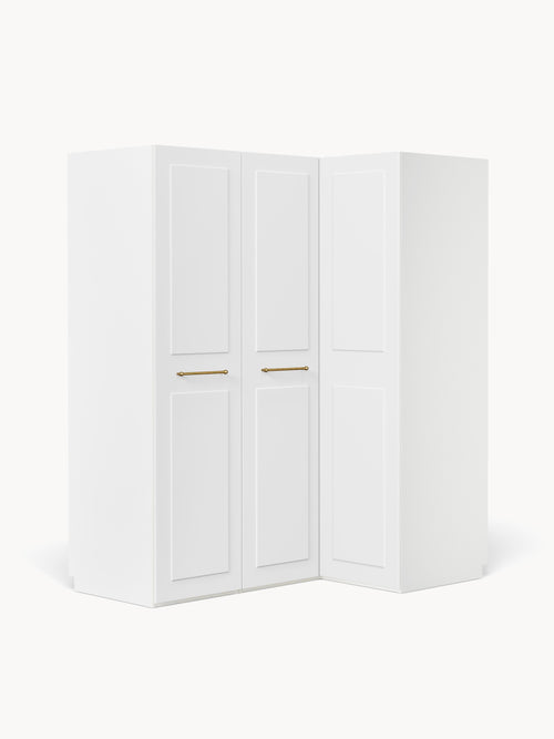 Gallery image 1 - Modular Corner Wardrobe Charlotte, 165 cm Wide, in various sizes