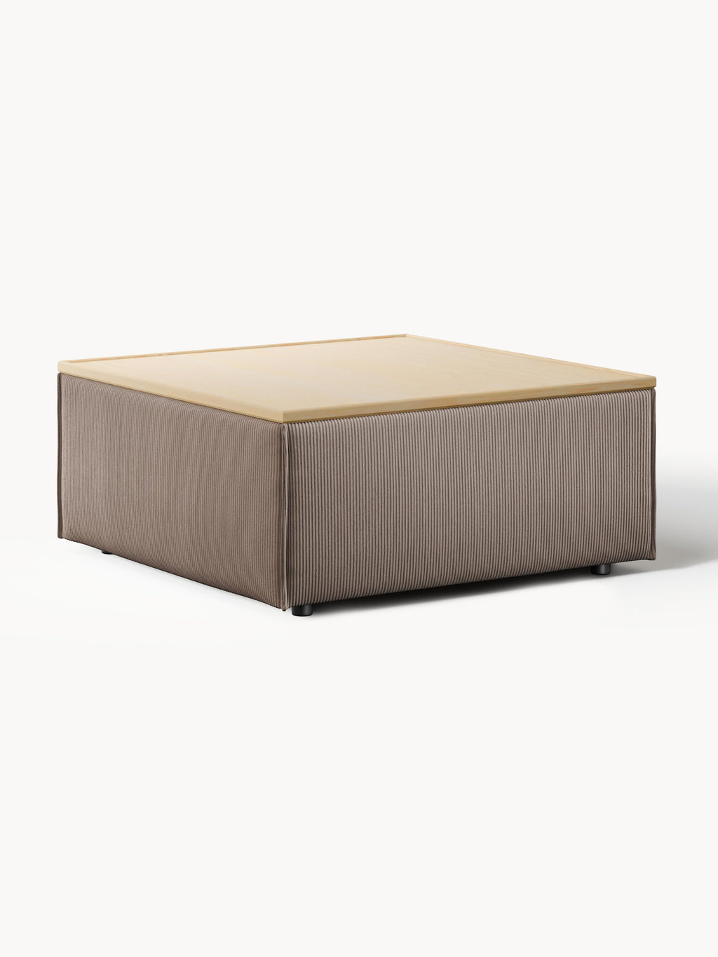 Lennon Corduroy Ottoman with Storage