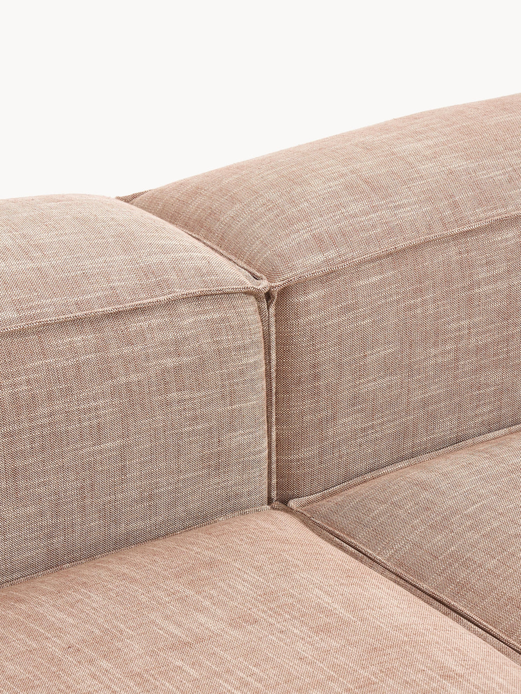 Lennon Linen Blend Modular Corner Sofa (3-seater)