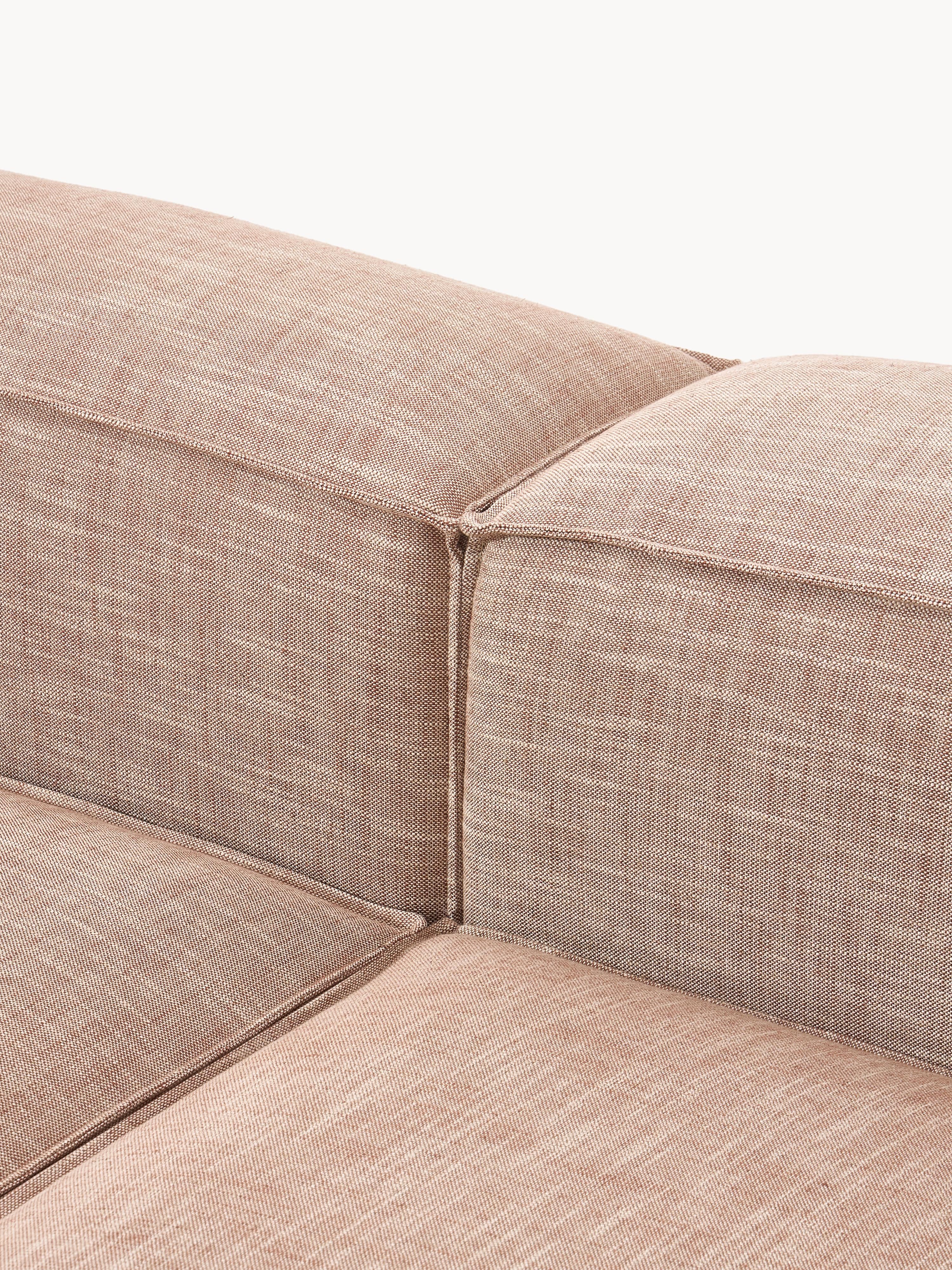 Lennon Linen Blend Modular Corner Sofa (3-seater)