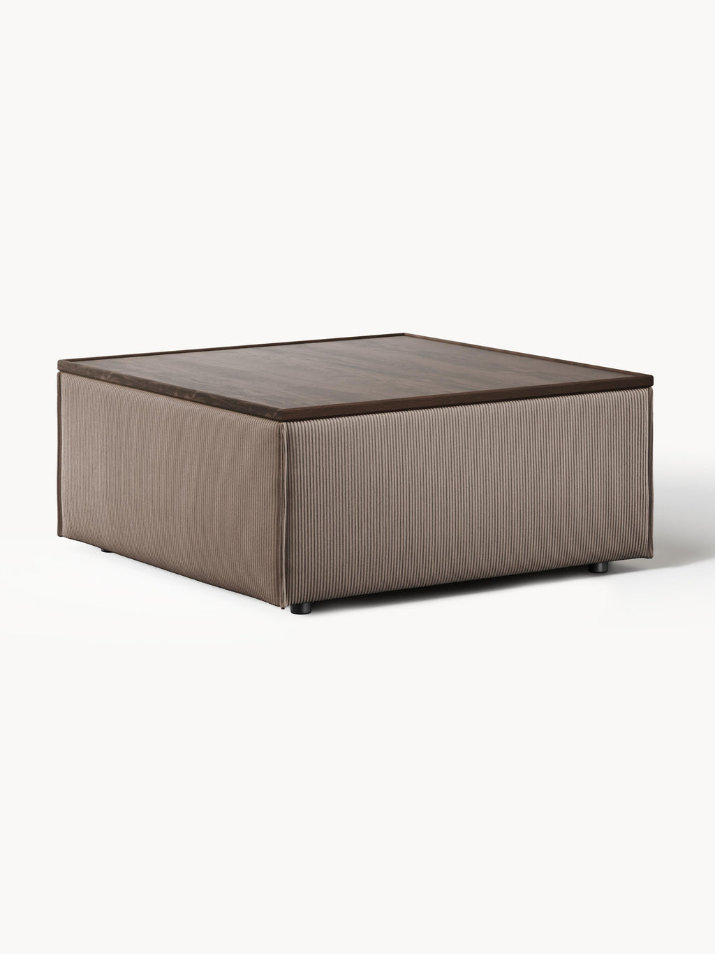 Gallery image 1 - Corduroy Ottoman Lennon with Storage