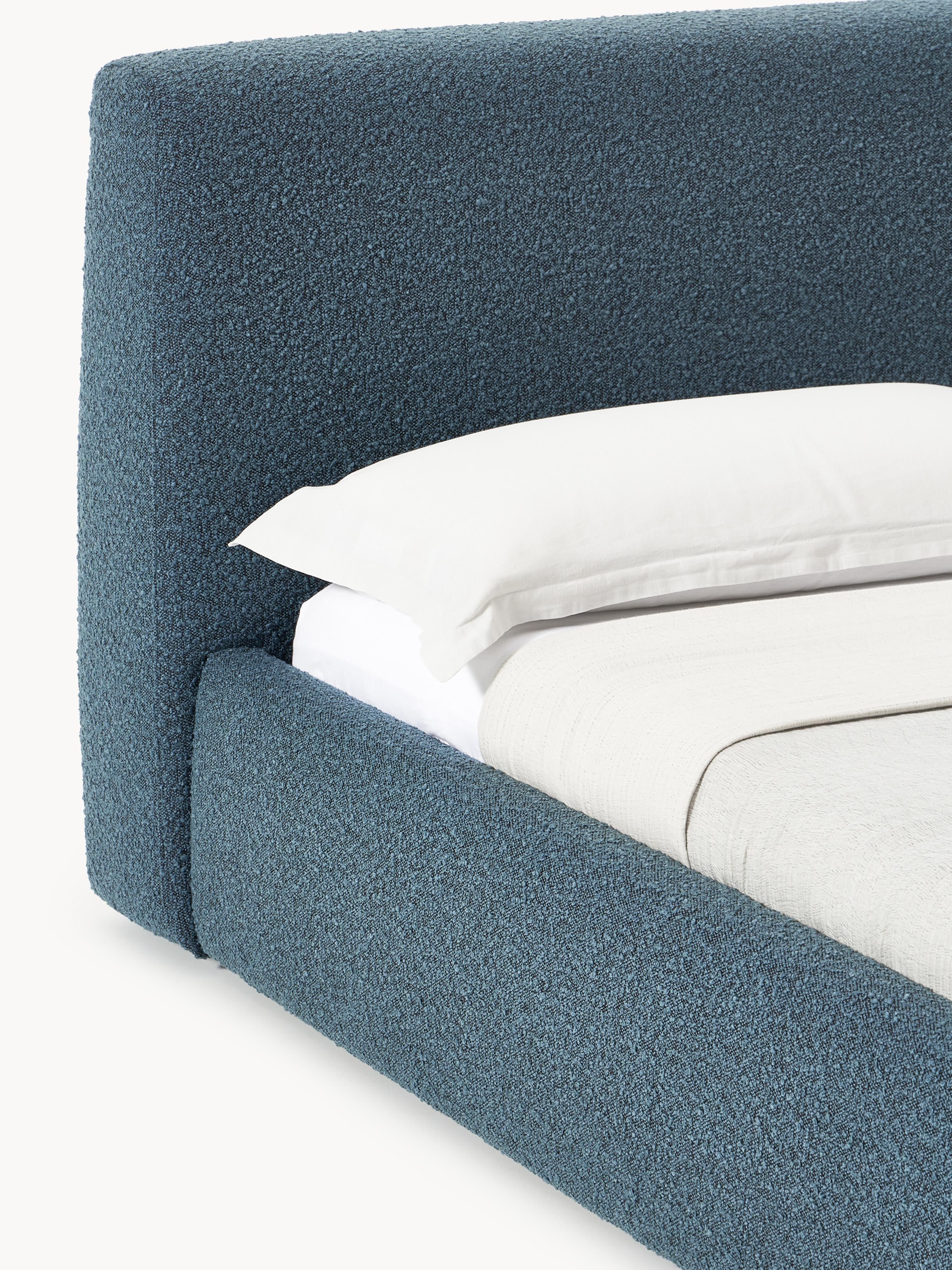 Cloud Upholstered Bouclé Bed