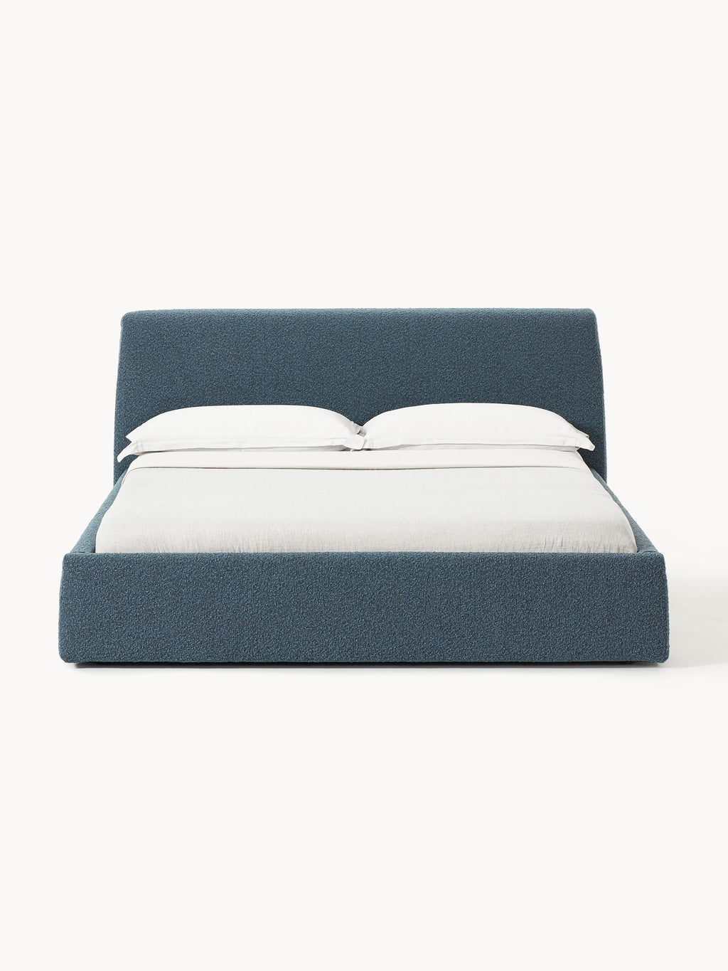 Cloud Upholstered Bouclé Bed