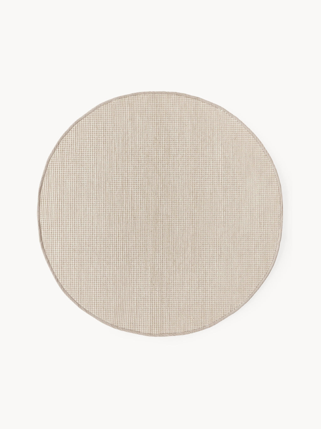 Gallery image 1 - Round Hand-Woven Wool Rug Amaro
