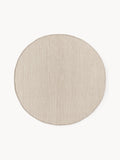 Gallery image 1 - Round Hand-Woven Wool Rug Amaro