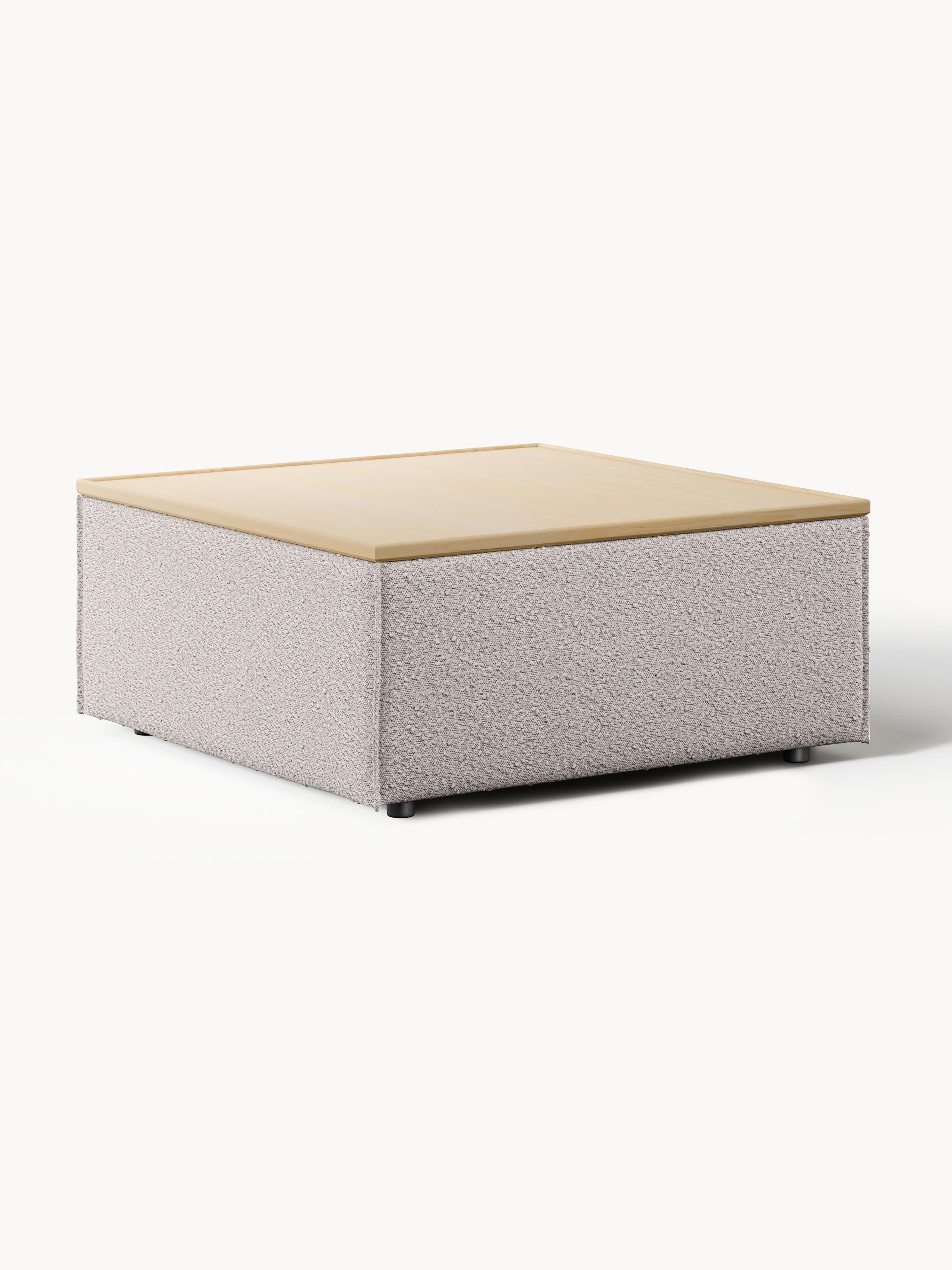 Gallery image 1 - Bouclé Ottoman Lennon with Storage