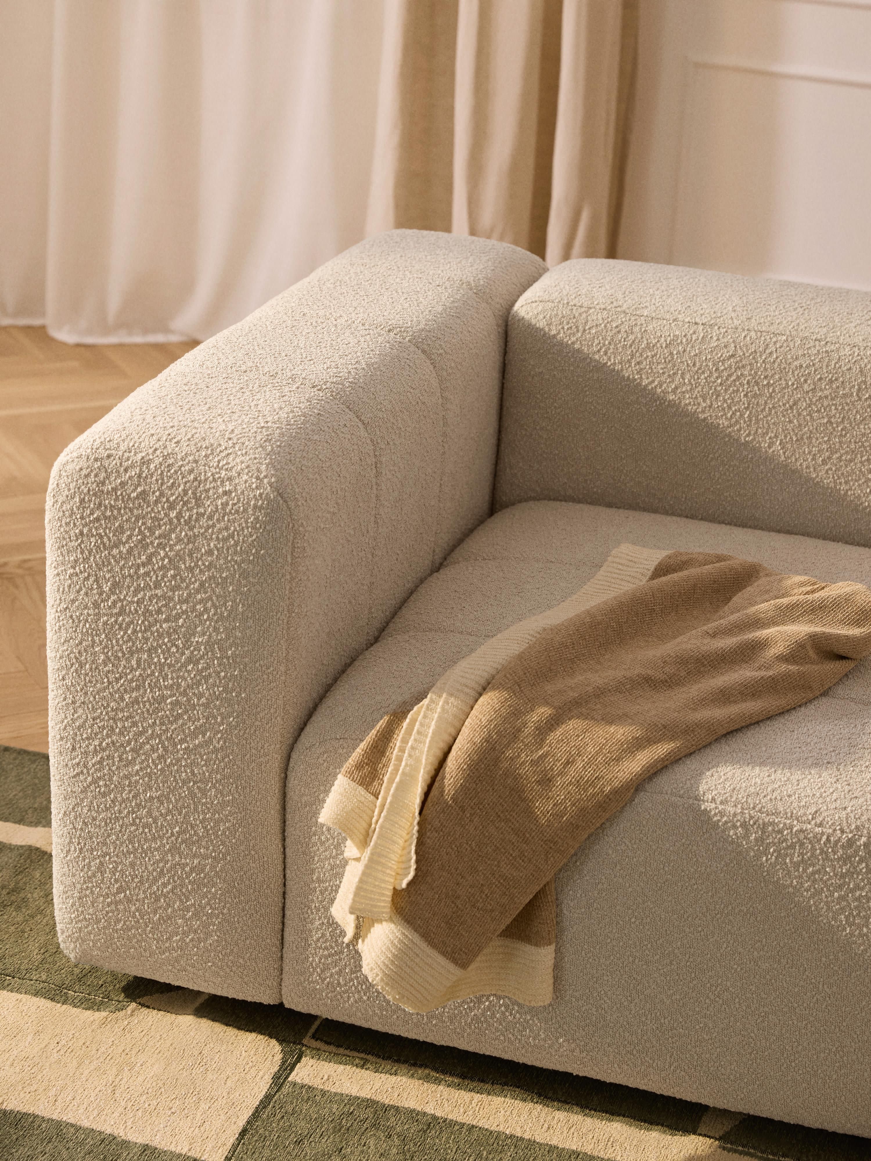 Lena Bouclé Modular Sofa (4-seater)