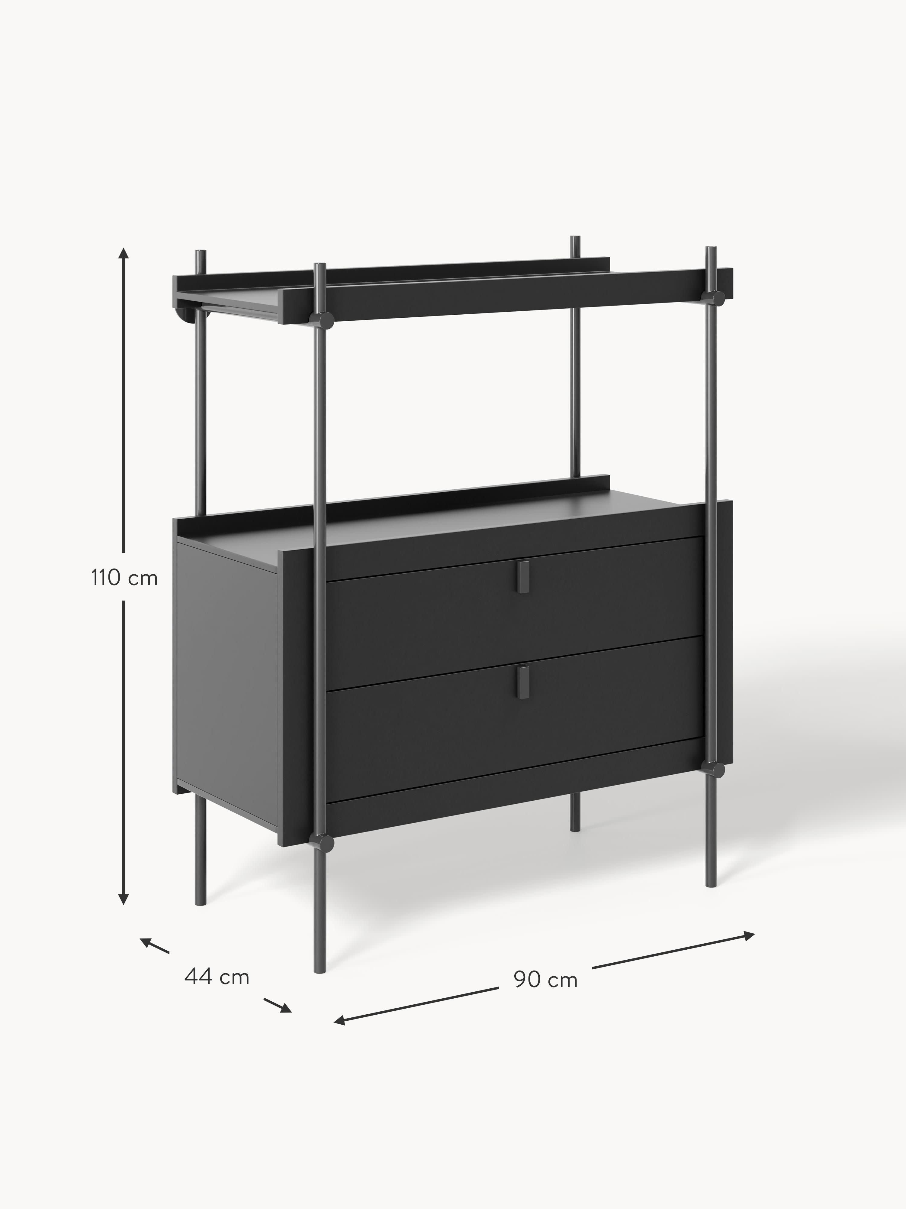 Rio Shelving Unit with Drawers