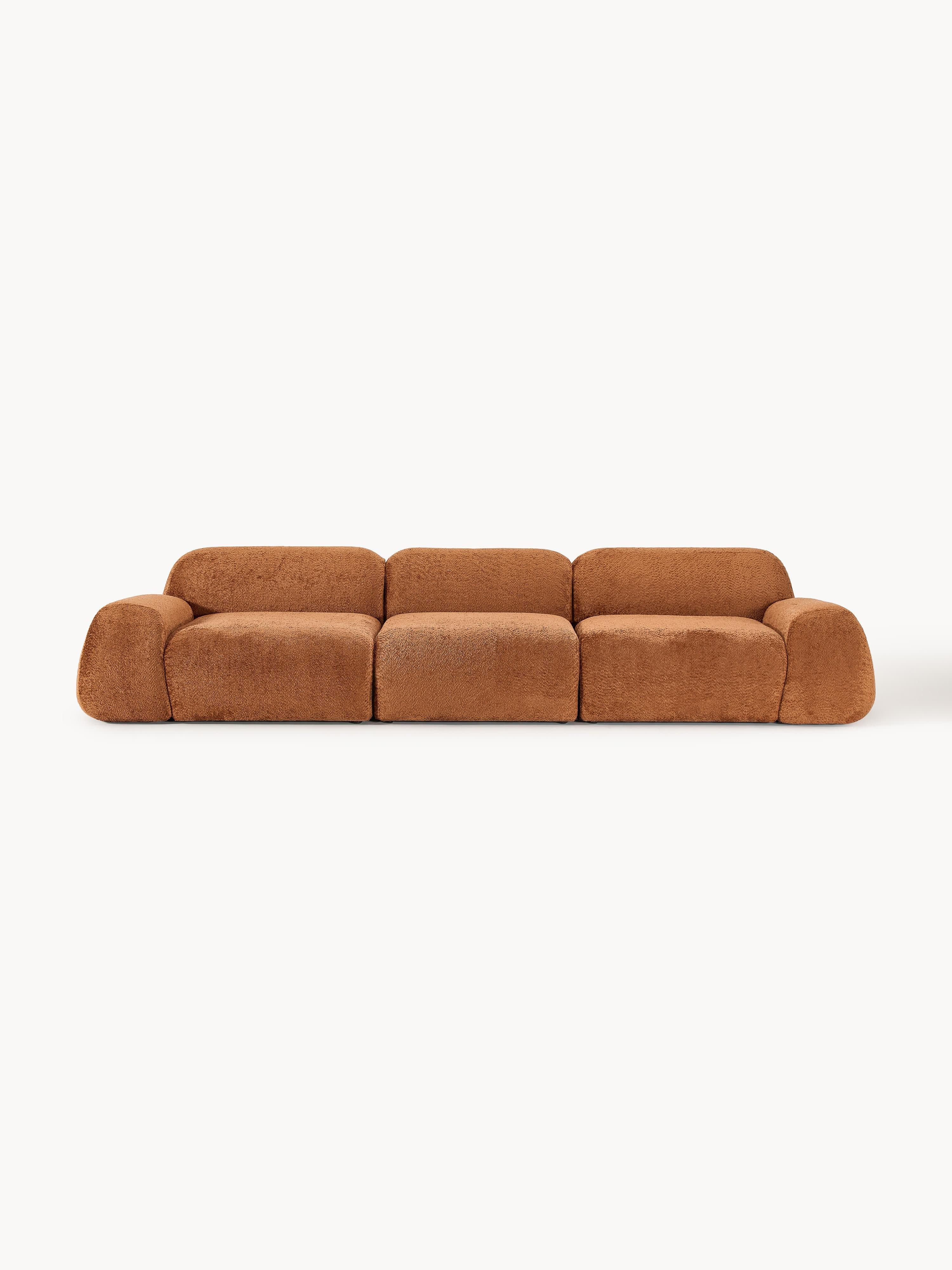 Wolke Modular Teddy Bouclé Sofa (4-seater)