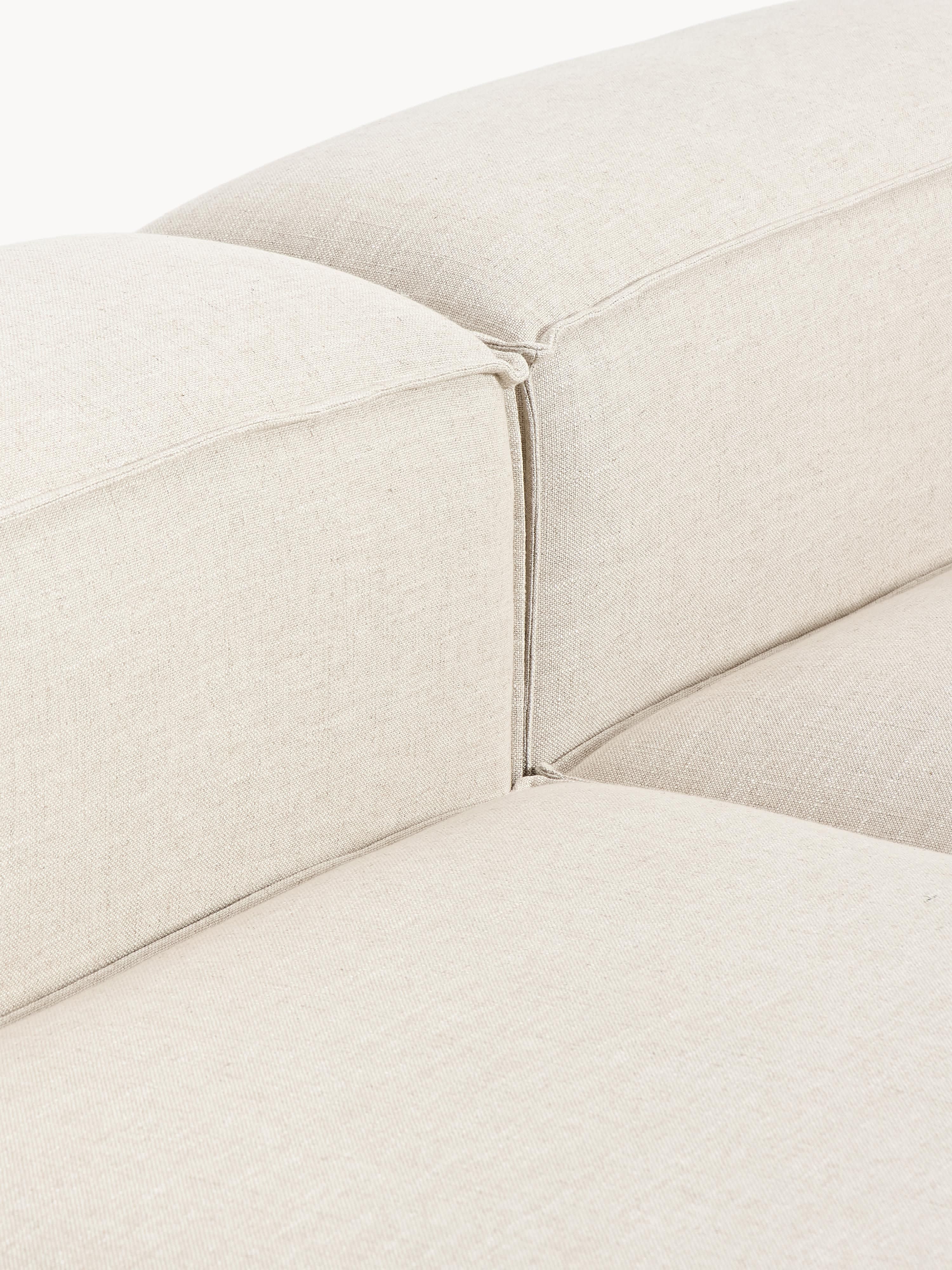 Lennon Linen Blend Modular Ottoman