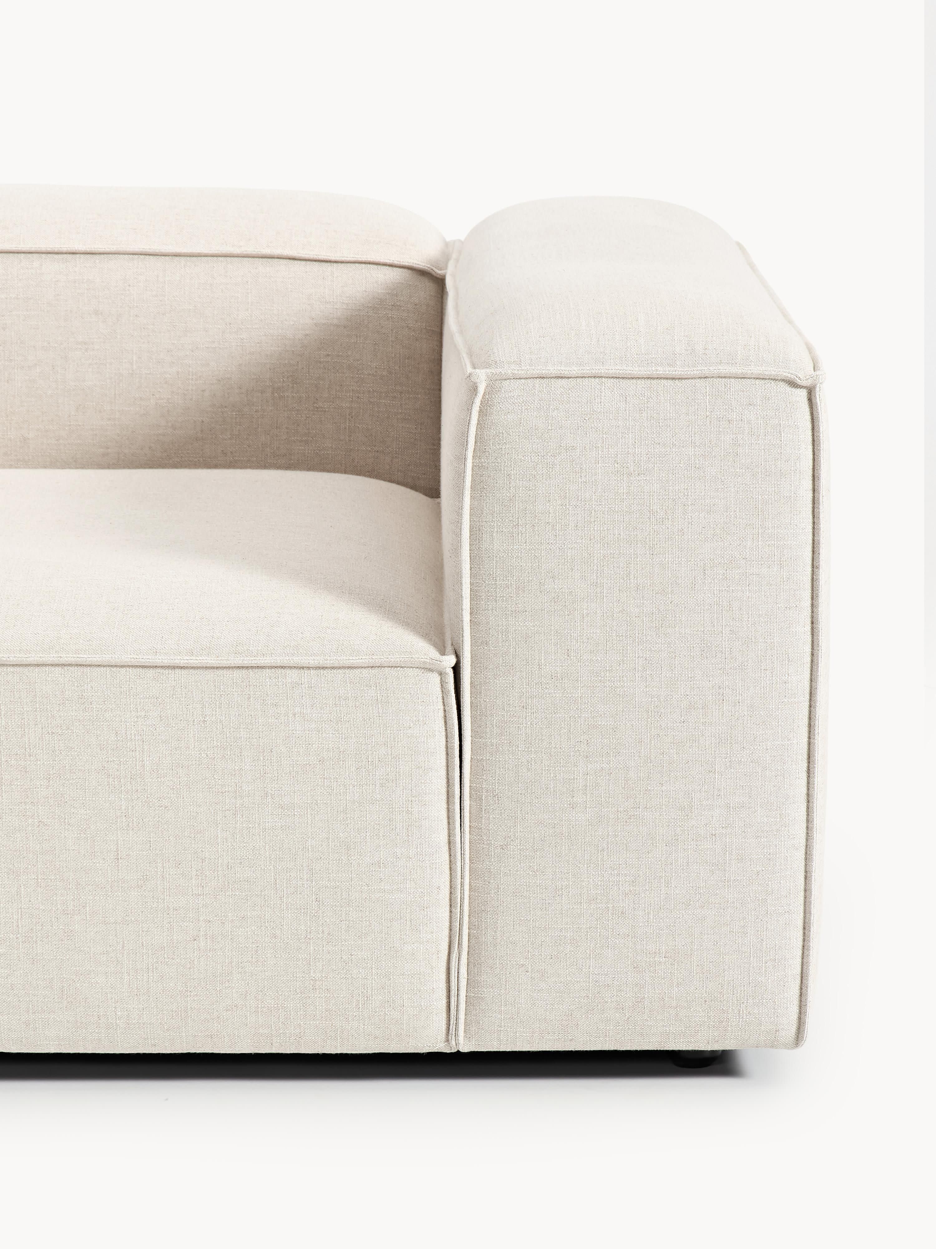 Lennon Linen Blend Modular Ottoman