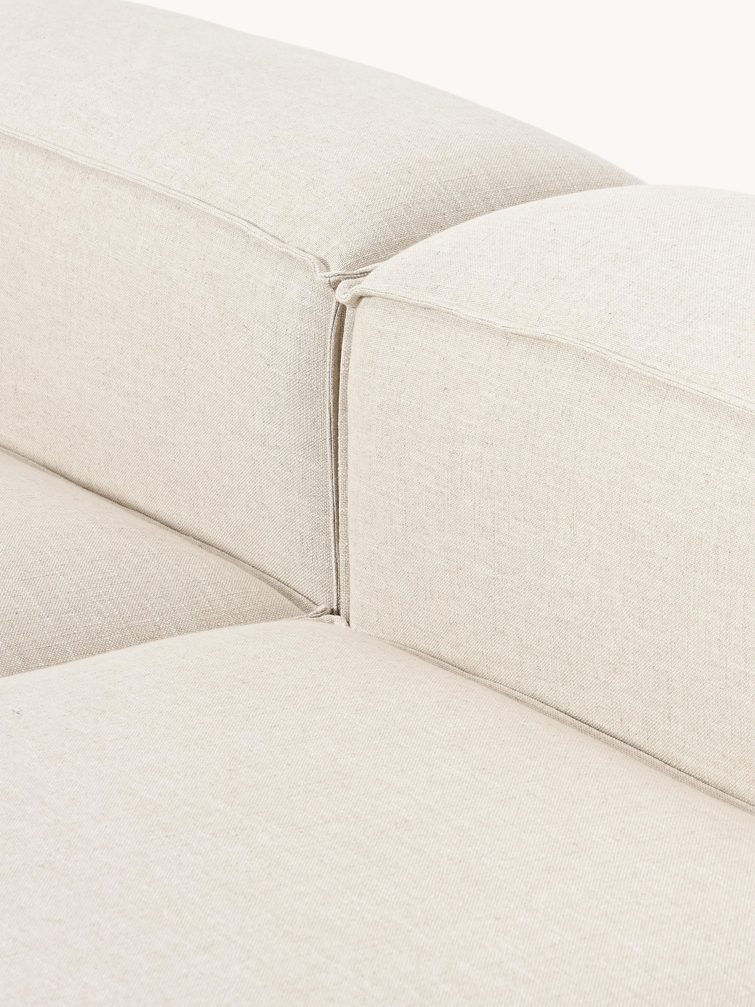 Lennon Linen Blend Modular Ottoman