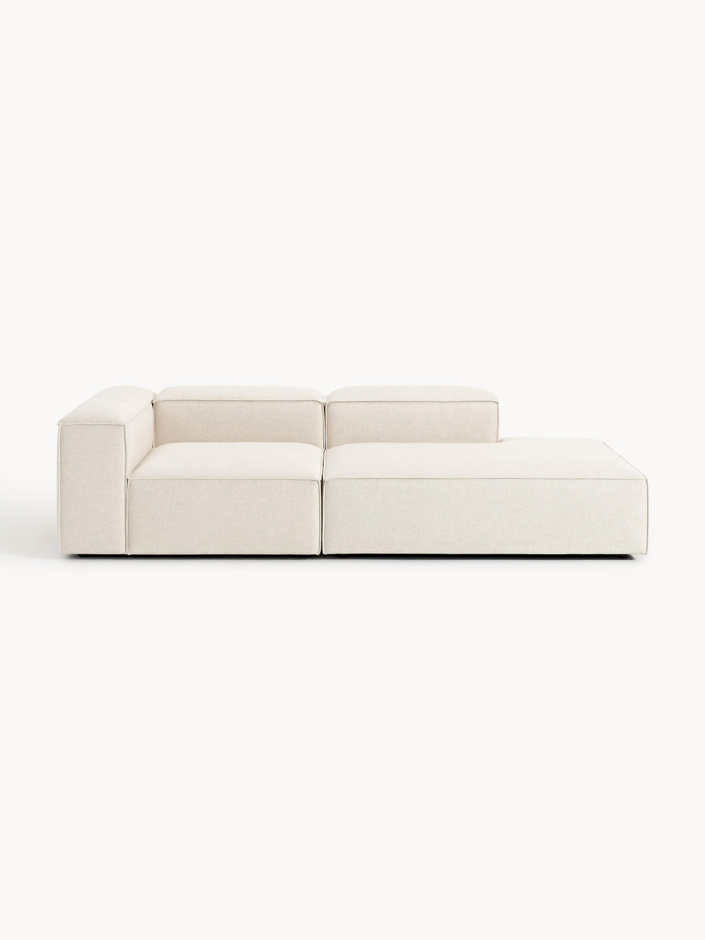 Lennon Linen Blend Modular Ottoman