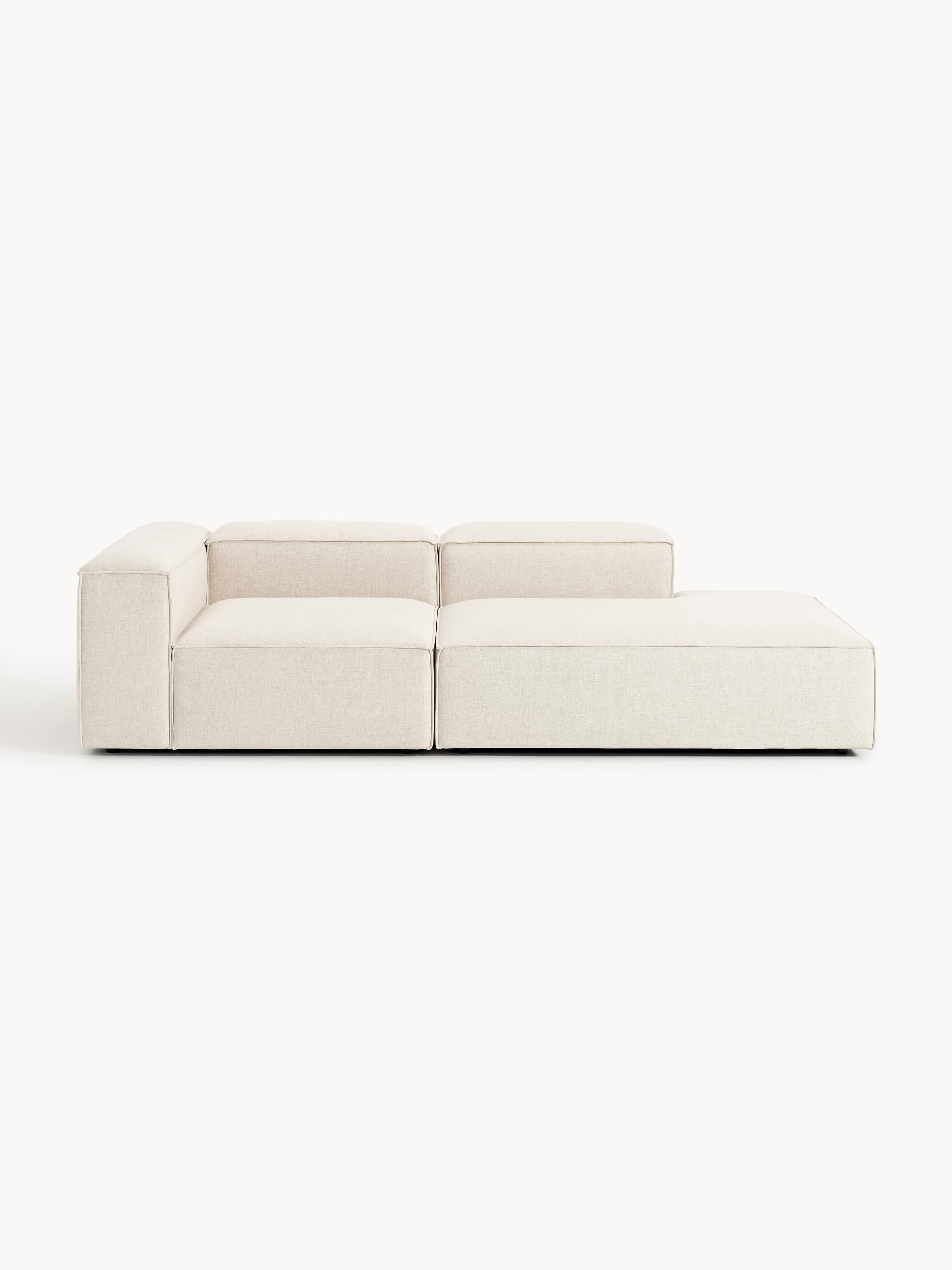 Lennon Linen Blend Modular Ottoman