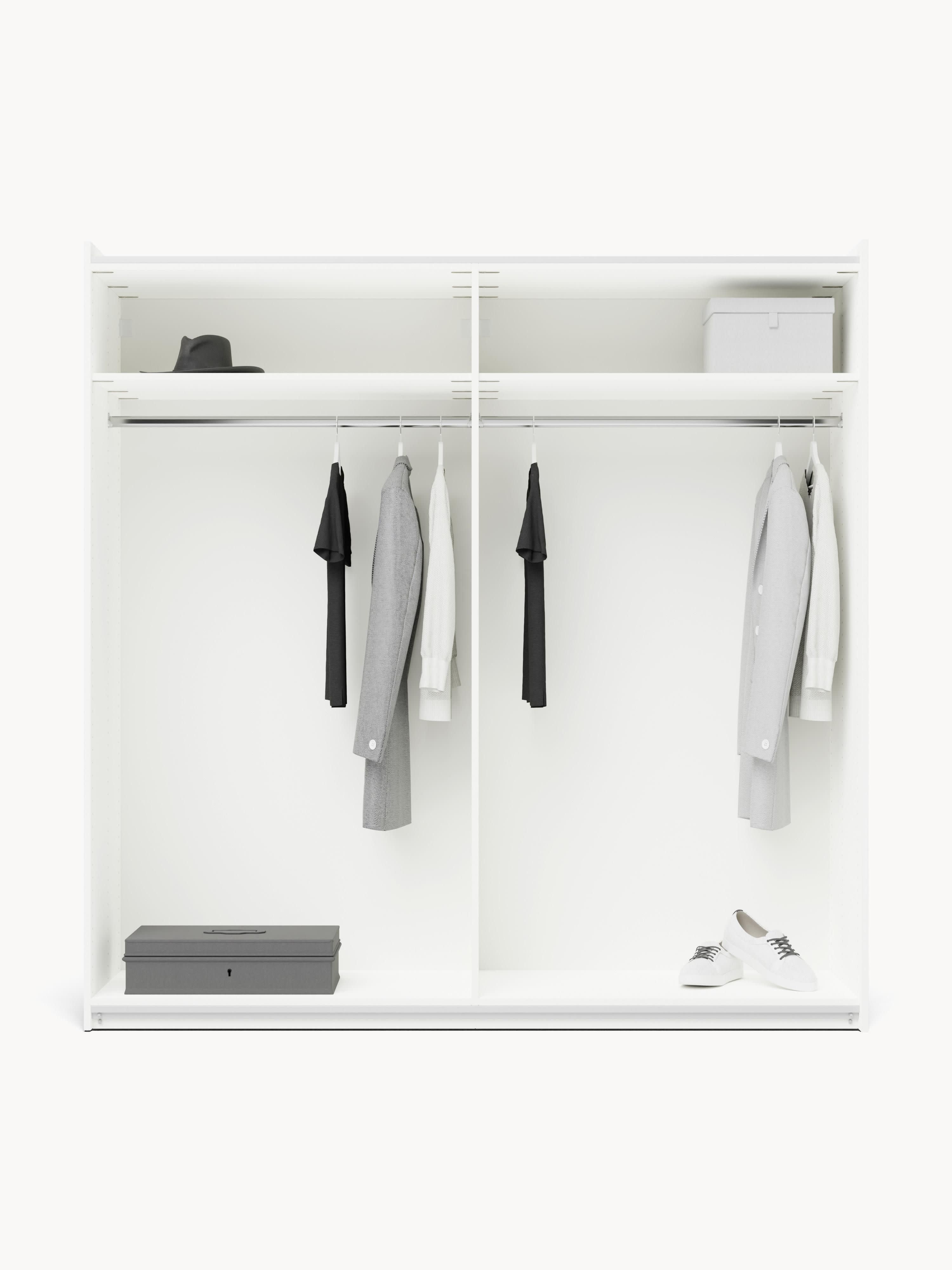 Charlotte Modular Sliding Door Wardrobe, 200 cm Wide, in various sizes