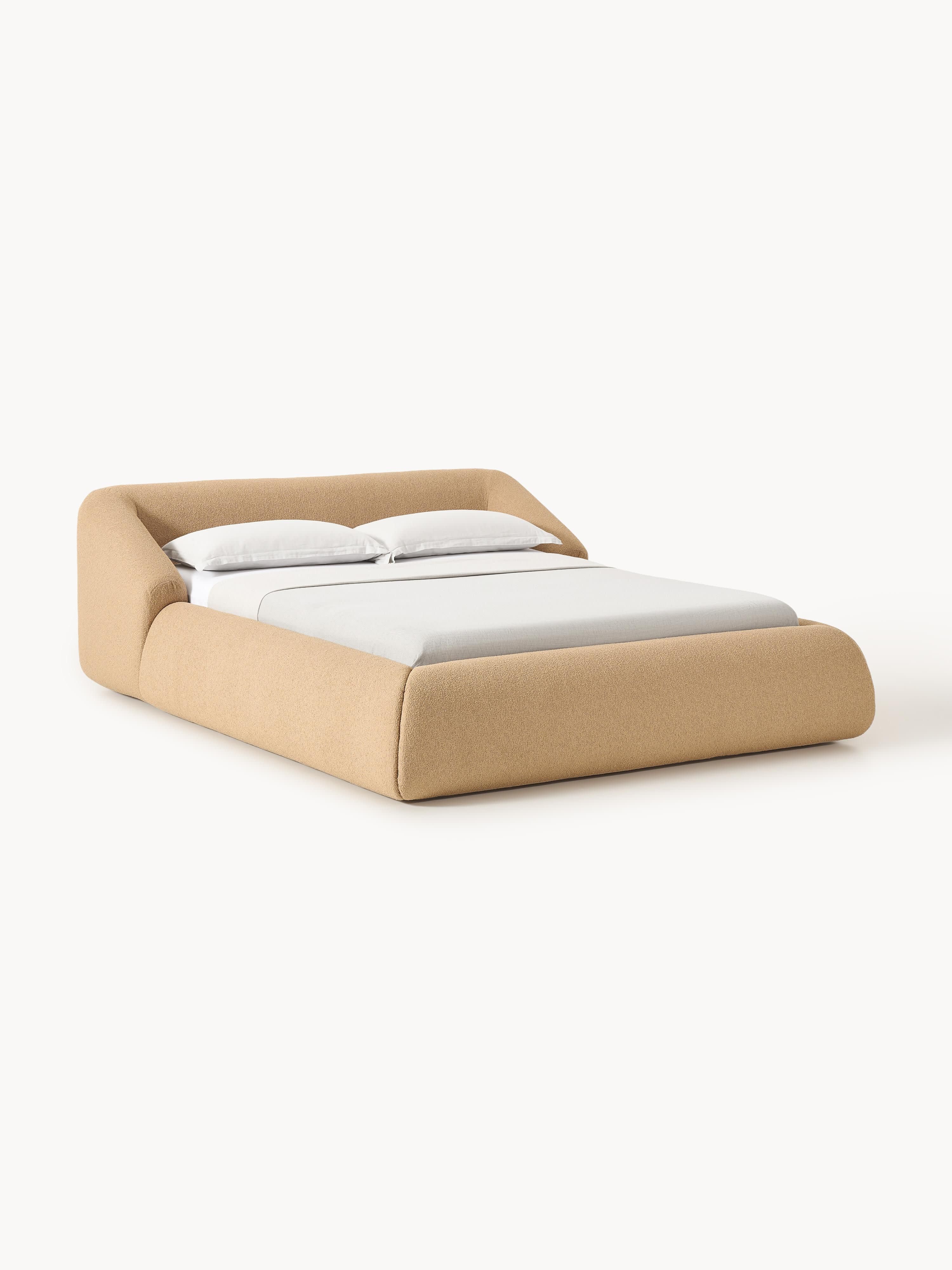 Sofia Upholstered Bouclé Bed