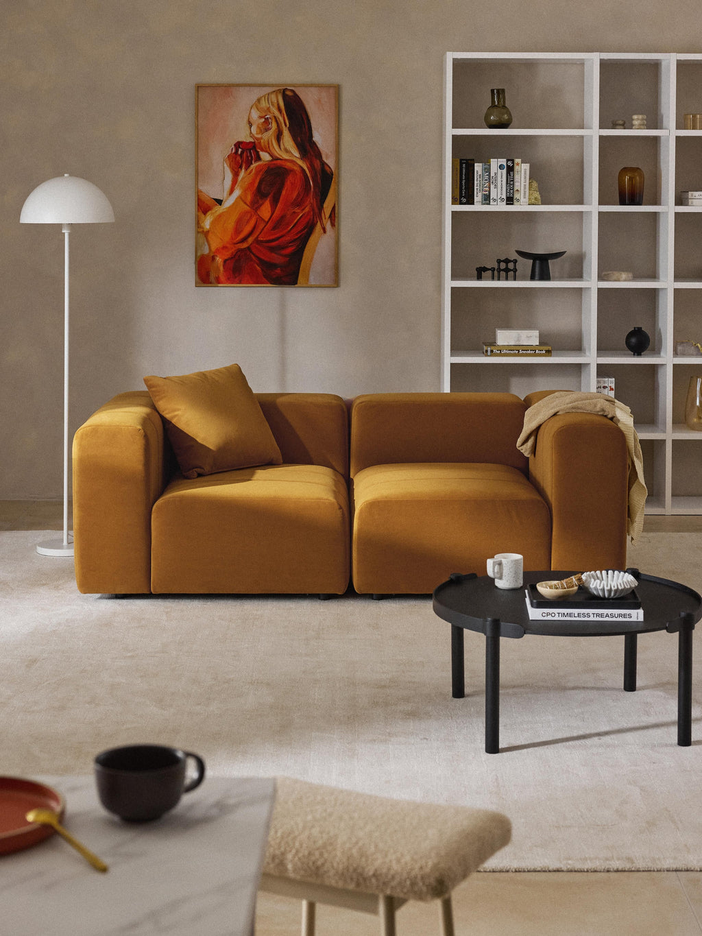 Lena Velvet Corner Module