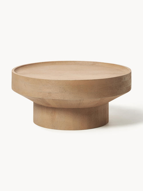 Gallery image 1 - Round Mango Wood Coffee Table Benno