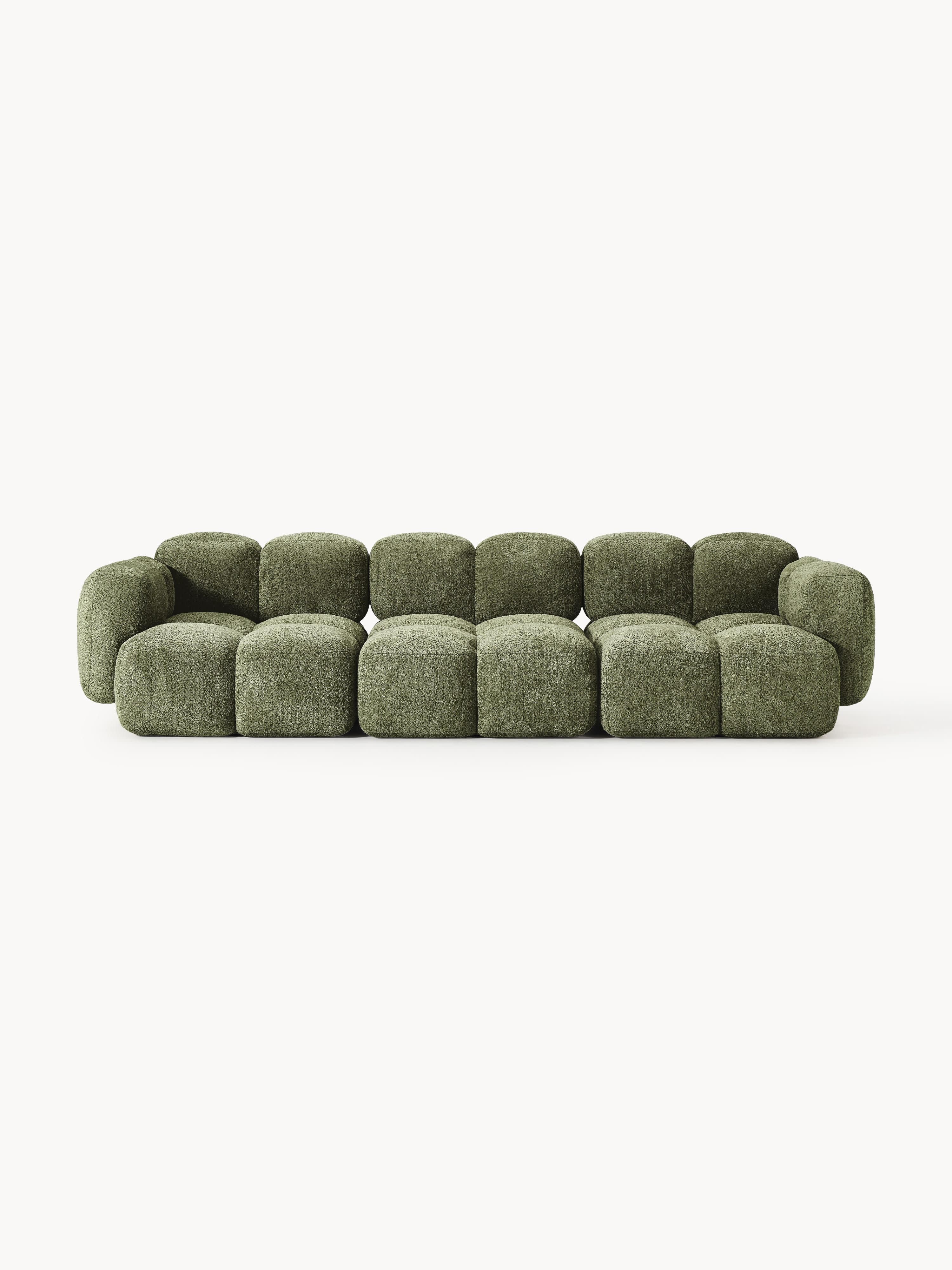 Tayla Modular Teddy-Bouclé Sofa (4-seater)