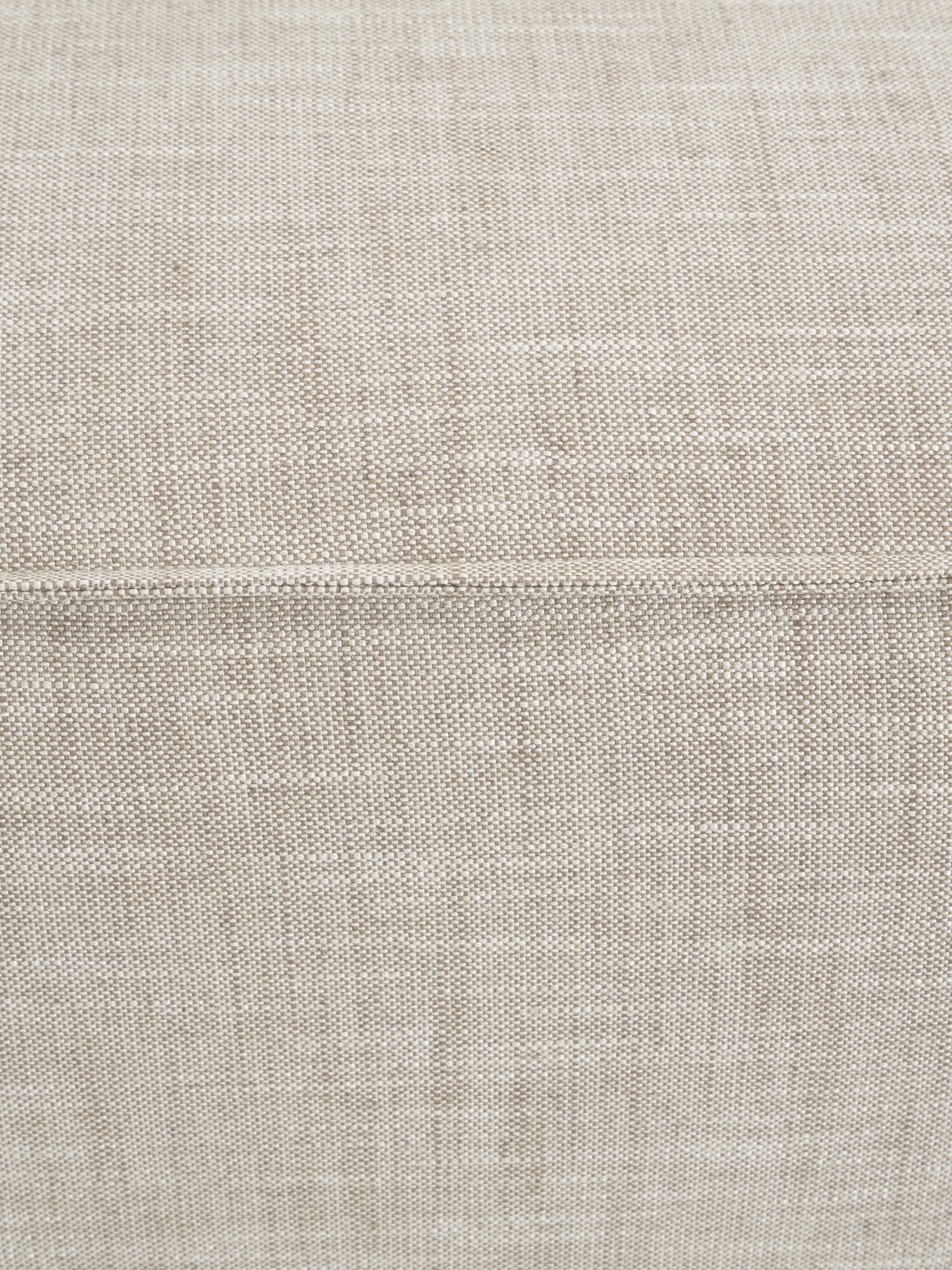 Lennon XL Linen Blend Modular Ottoman