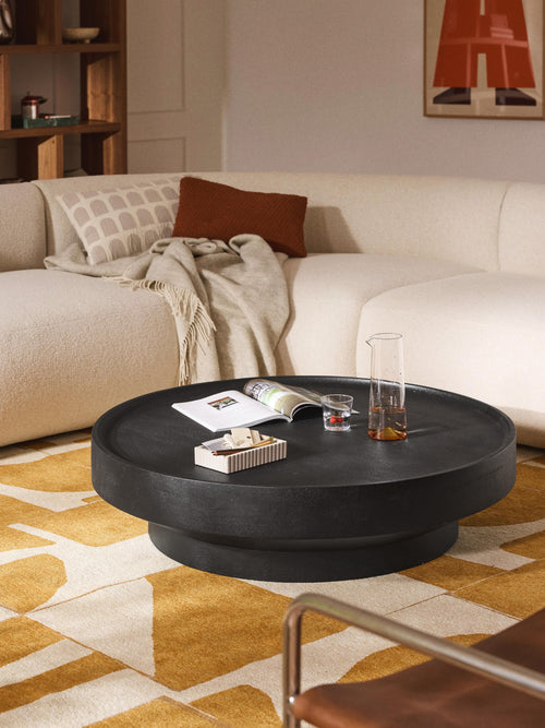 Benno Round XL Mango Wood Coffee Table