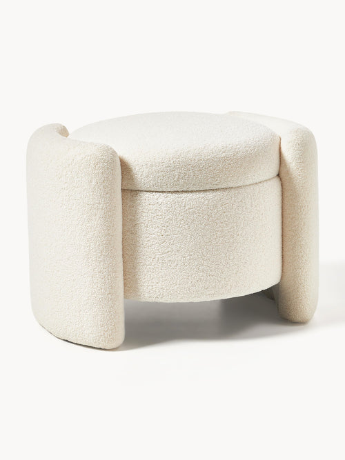 Gallery image 1 - Teddy Upholstered Stool Benji with Storage Space
