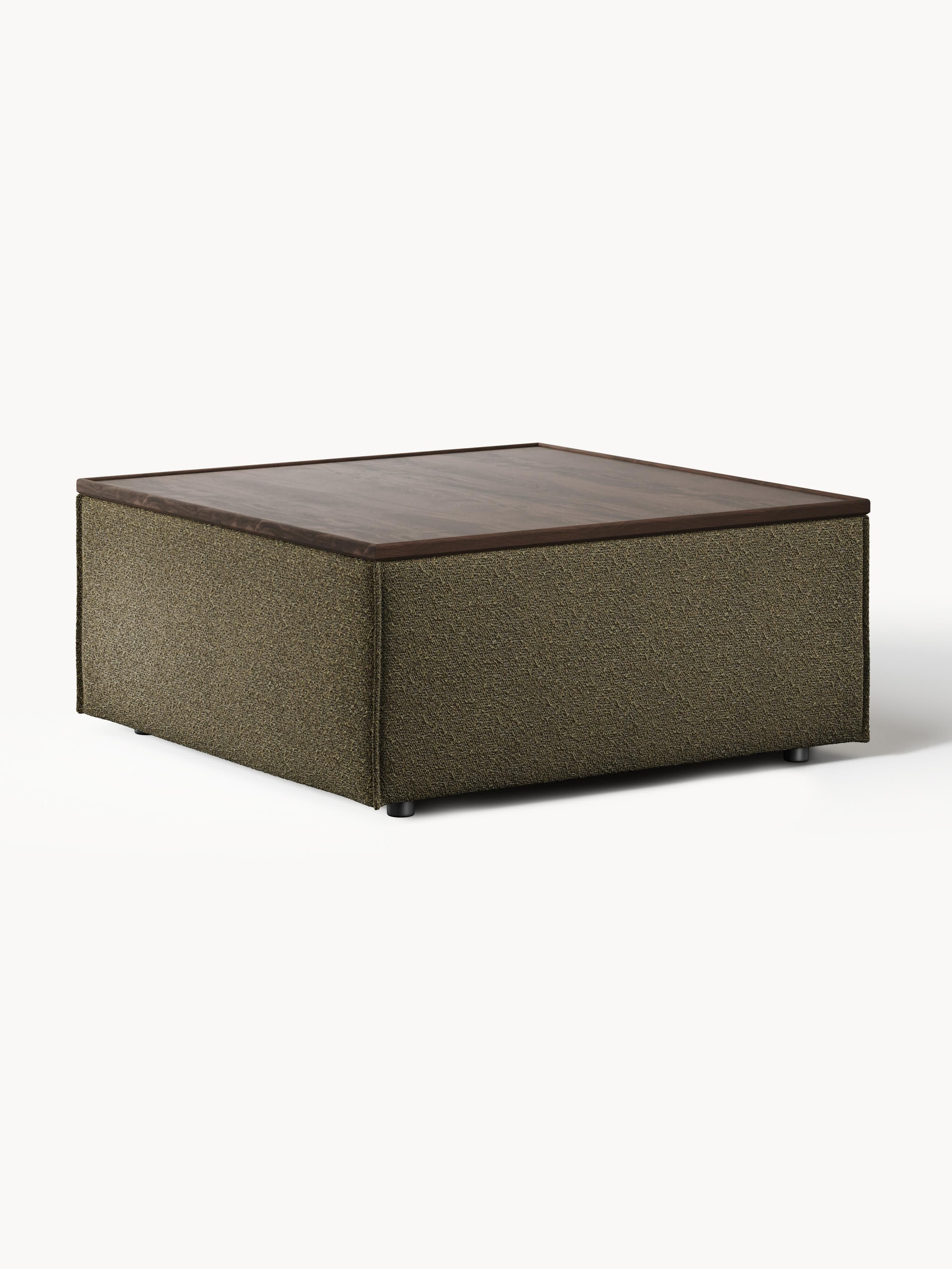 Lennon Bouclé Ottoman with Storage