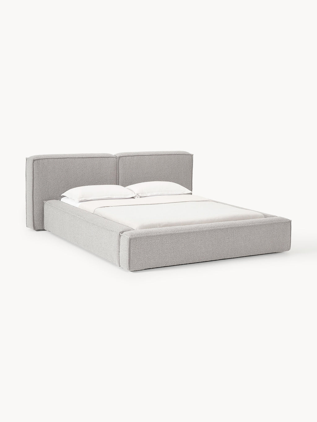 Lennon Upholstered Bouclé Bed