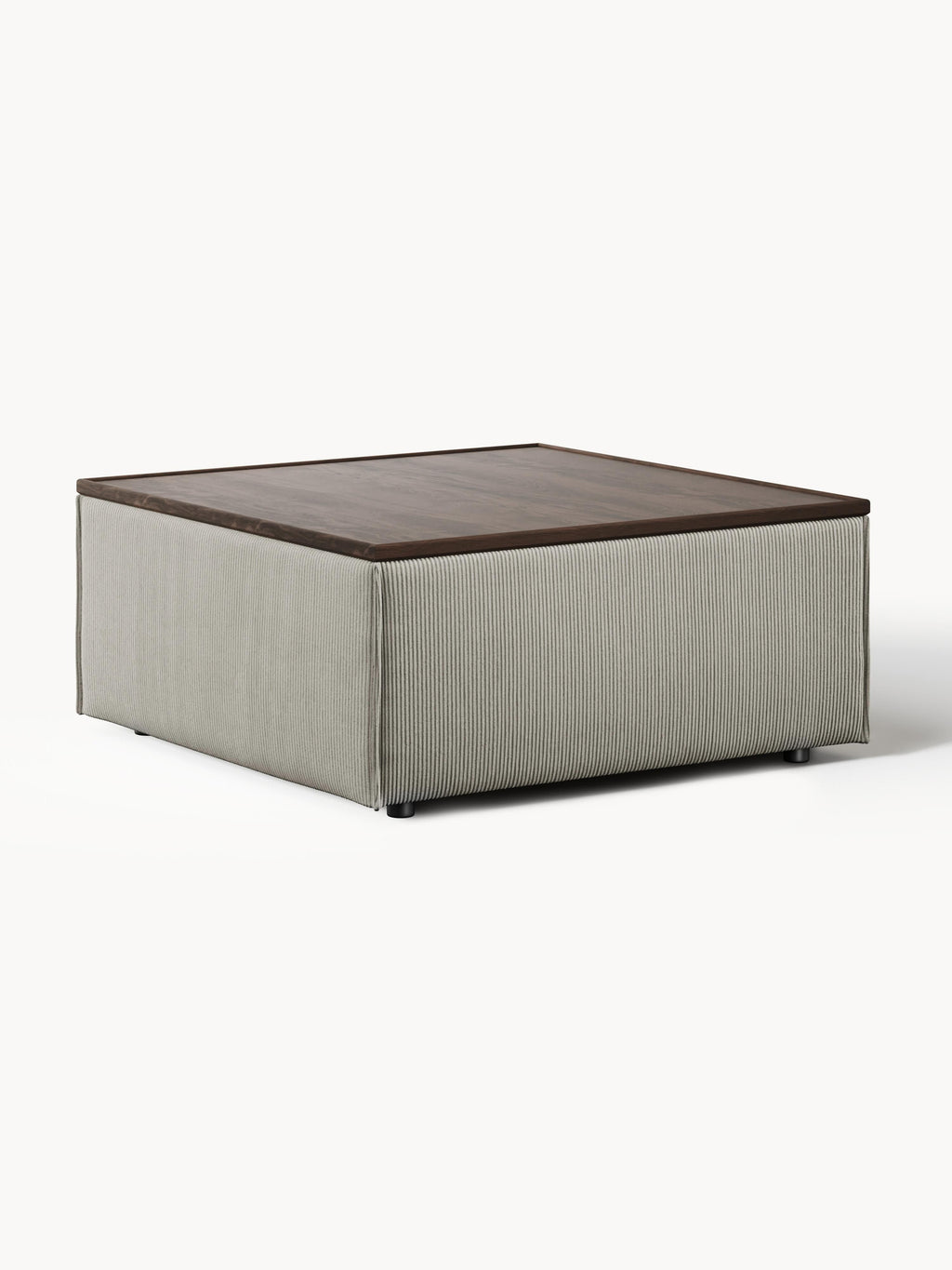 Gallery image 1 - Corduroy Ottoman Lennon with Storage