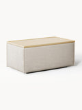 Gallery image 1 - Linen Blend Ottoman Lennon with Storage