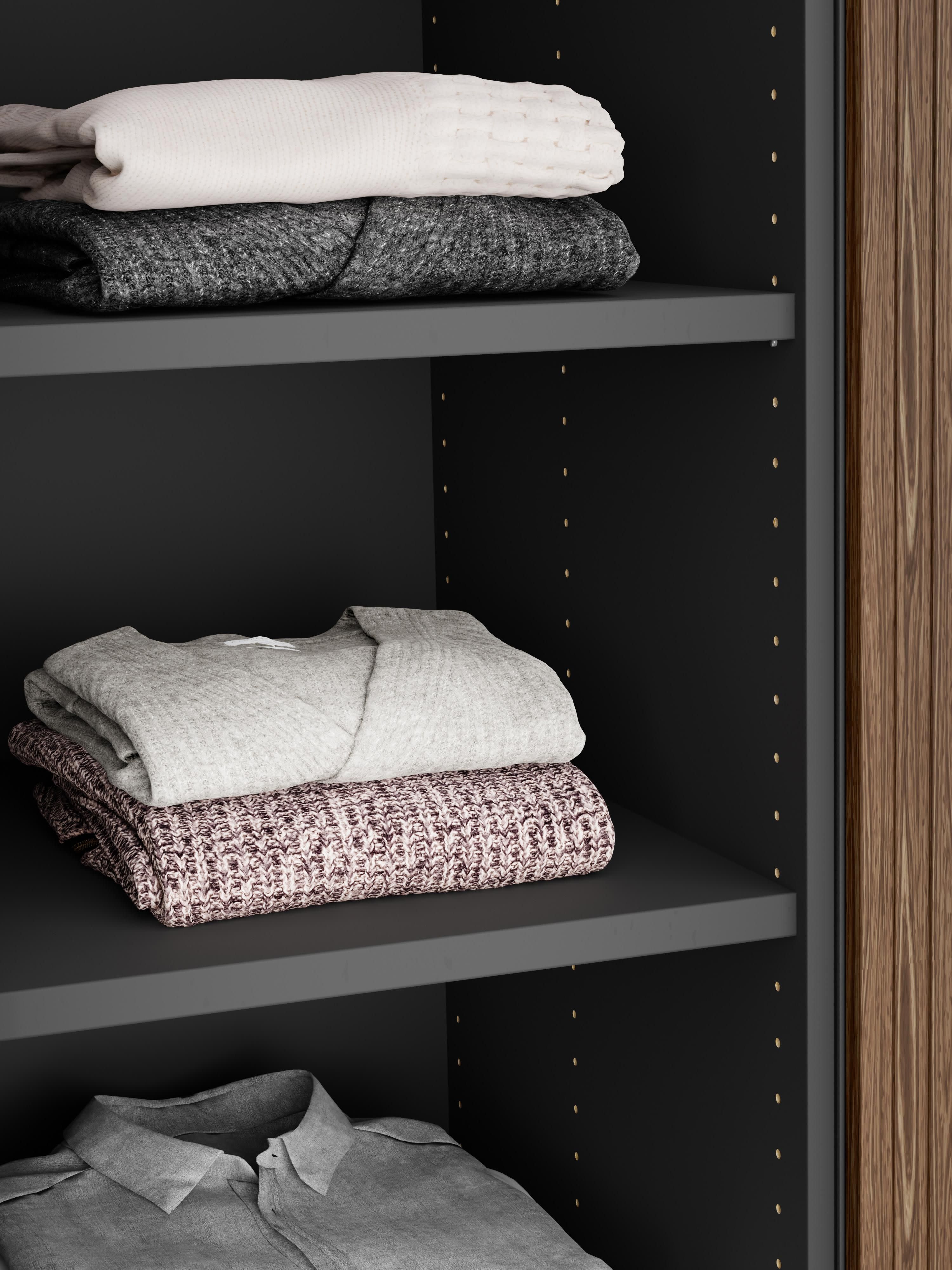 Simone Modular Corner Wardrobe, 215 cm Wide, in various sizes