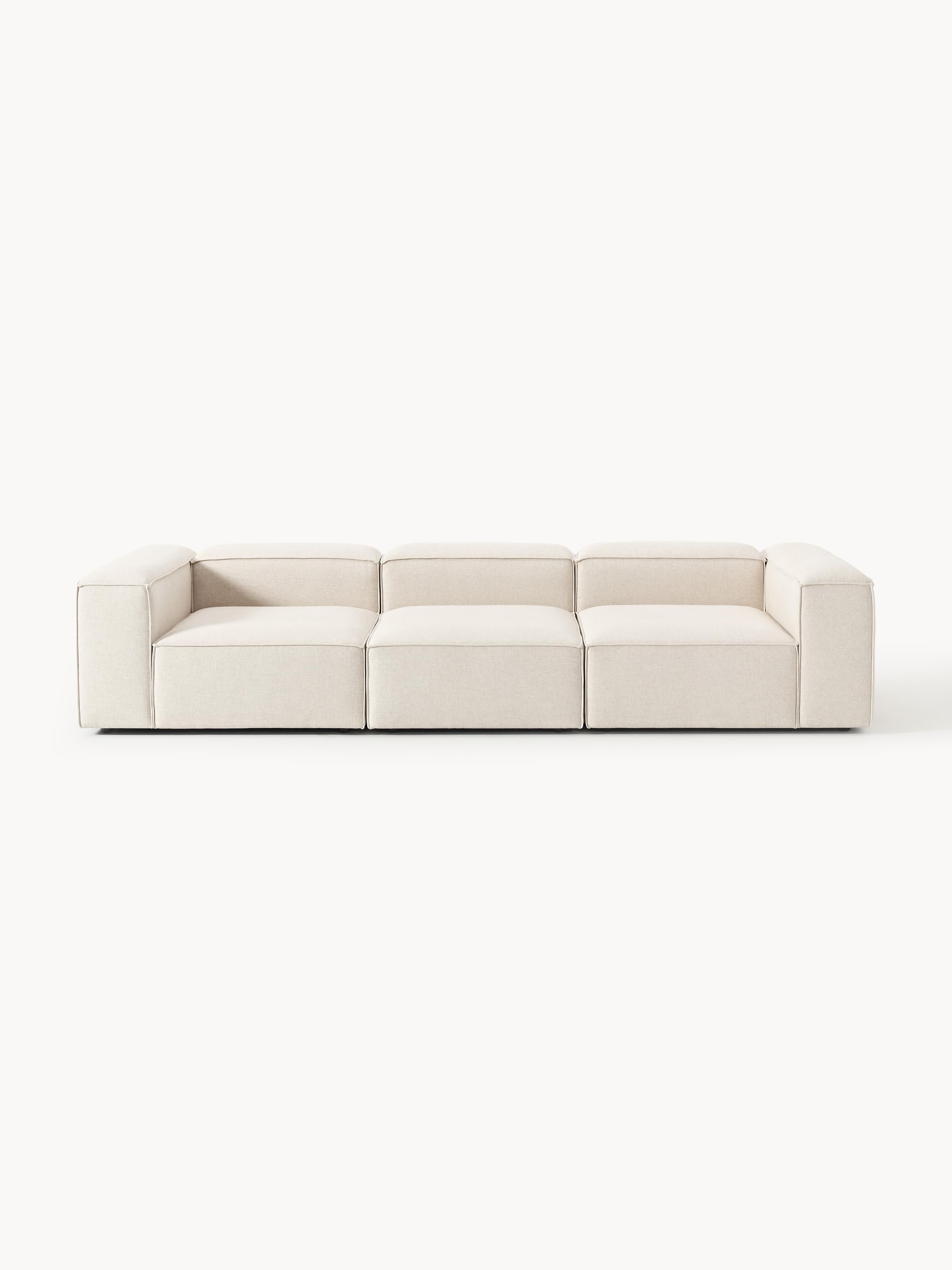 Lennon Linen Blend Modular Sofa (4-seater)