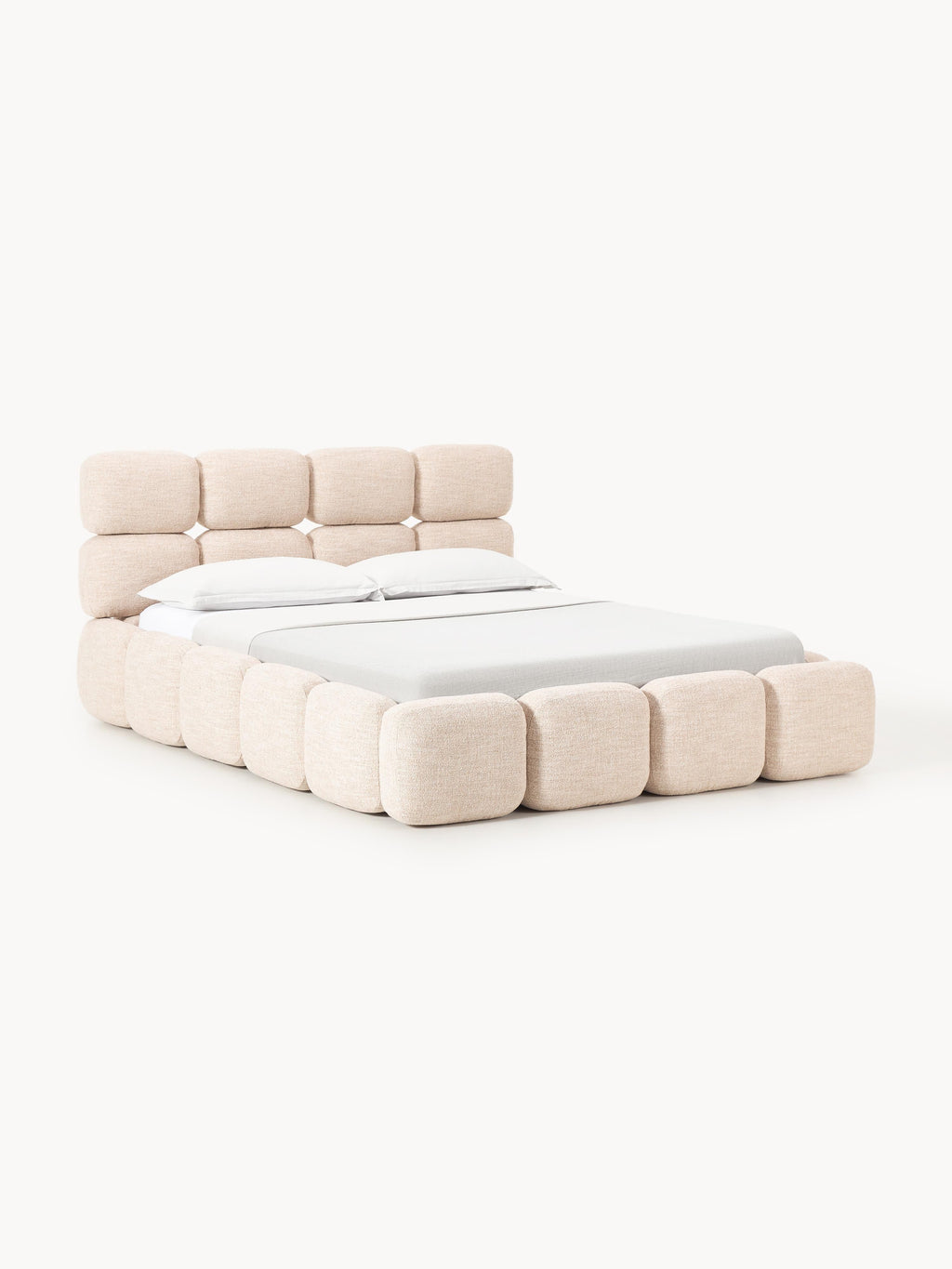 Tayla Upholstered Bouclé Bed