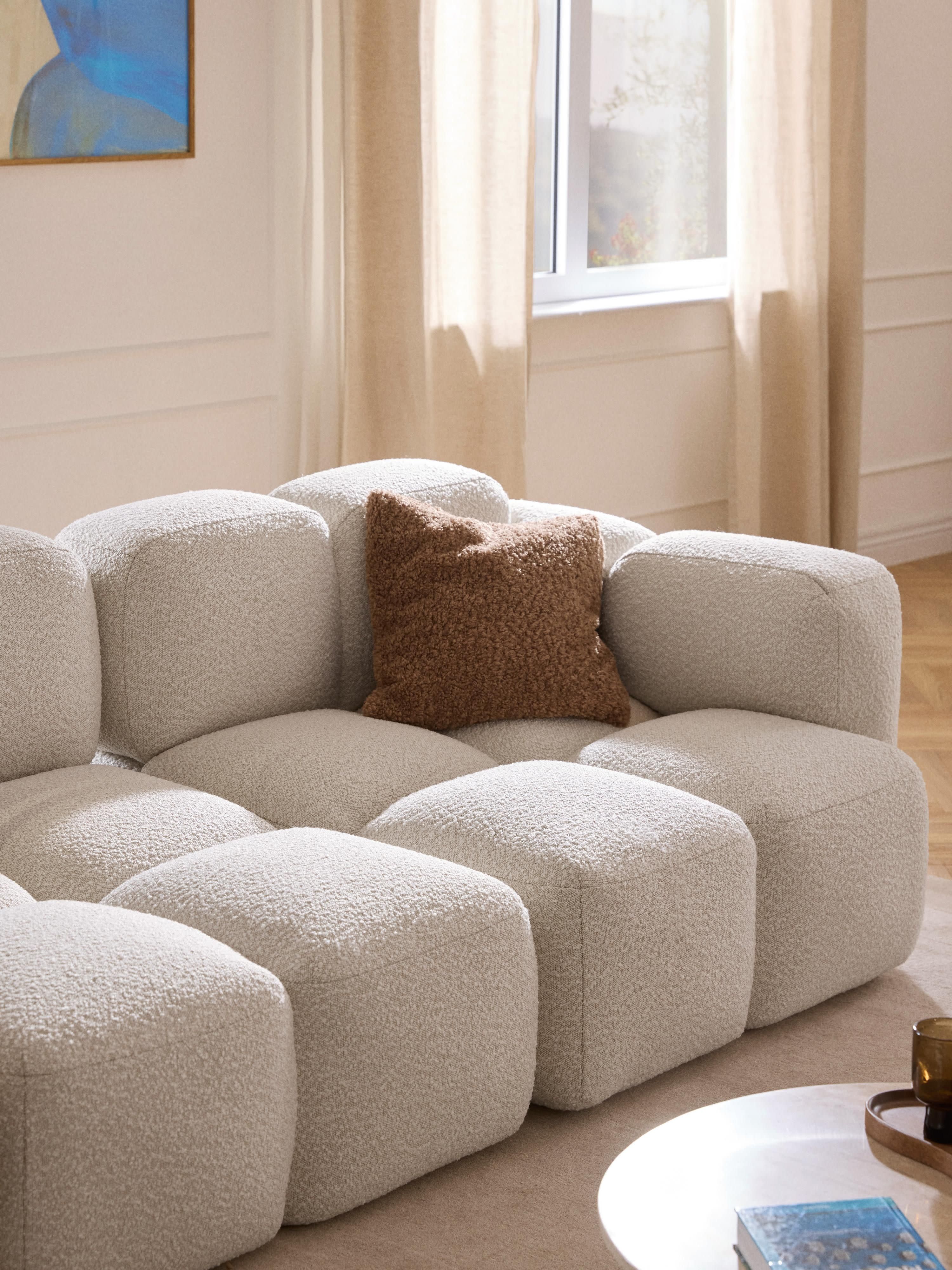 Tayla Bouclé Modular Sofa (4-seater)