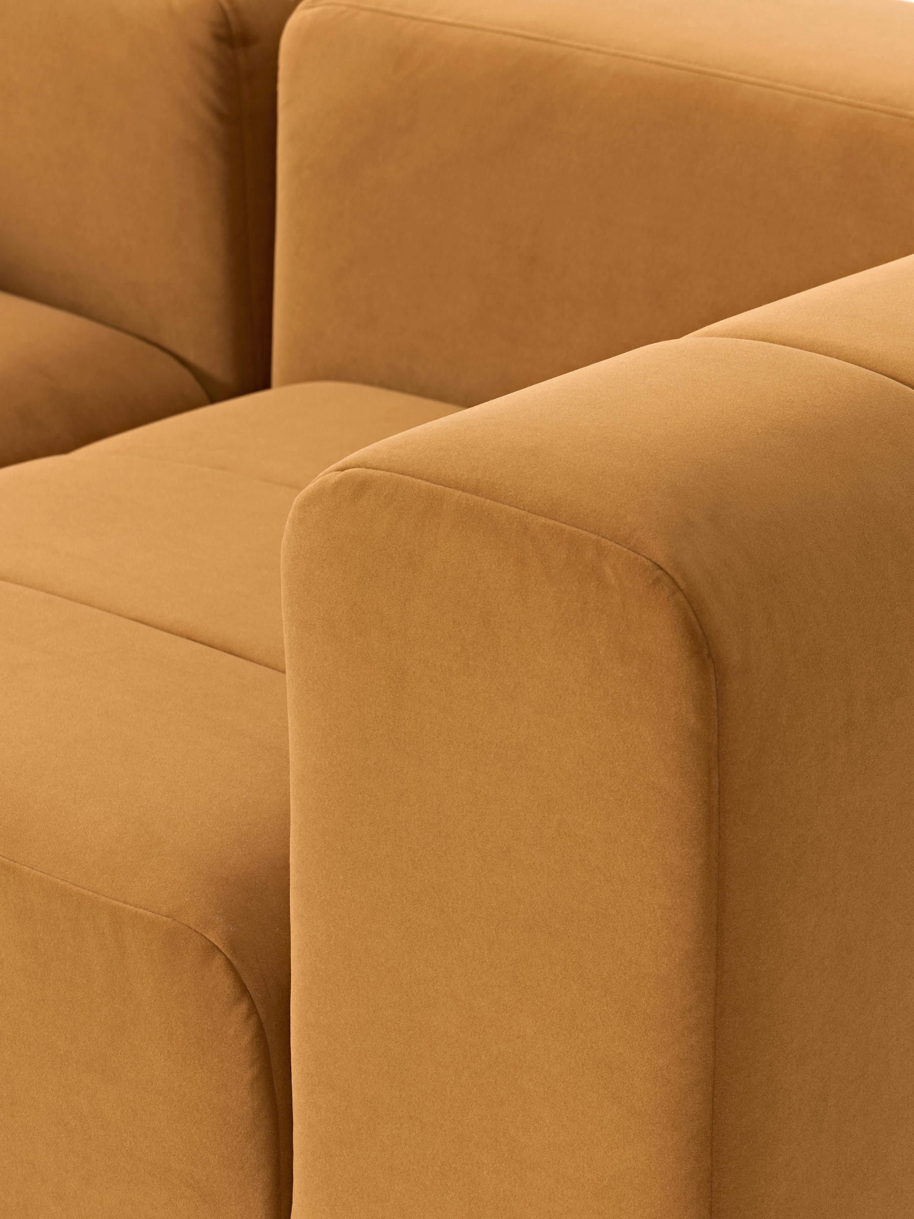 Lena Modular Velvet Sofa (4-seater)